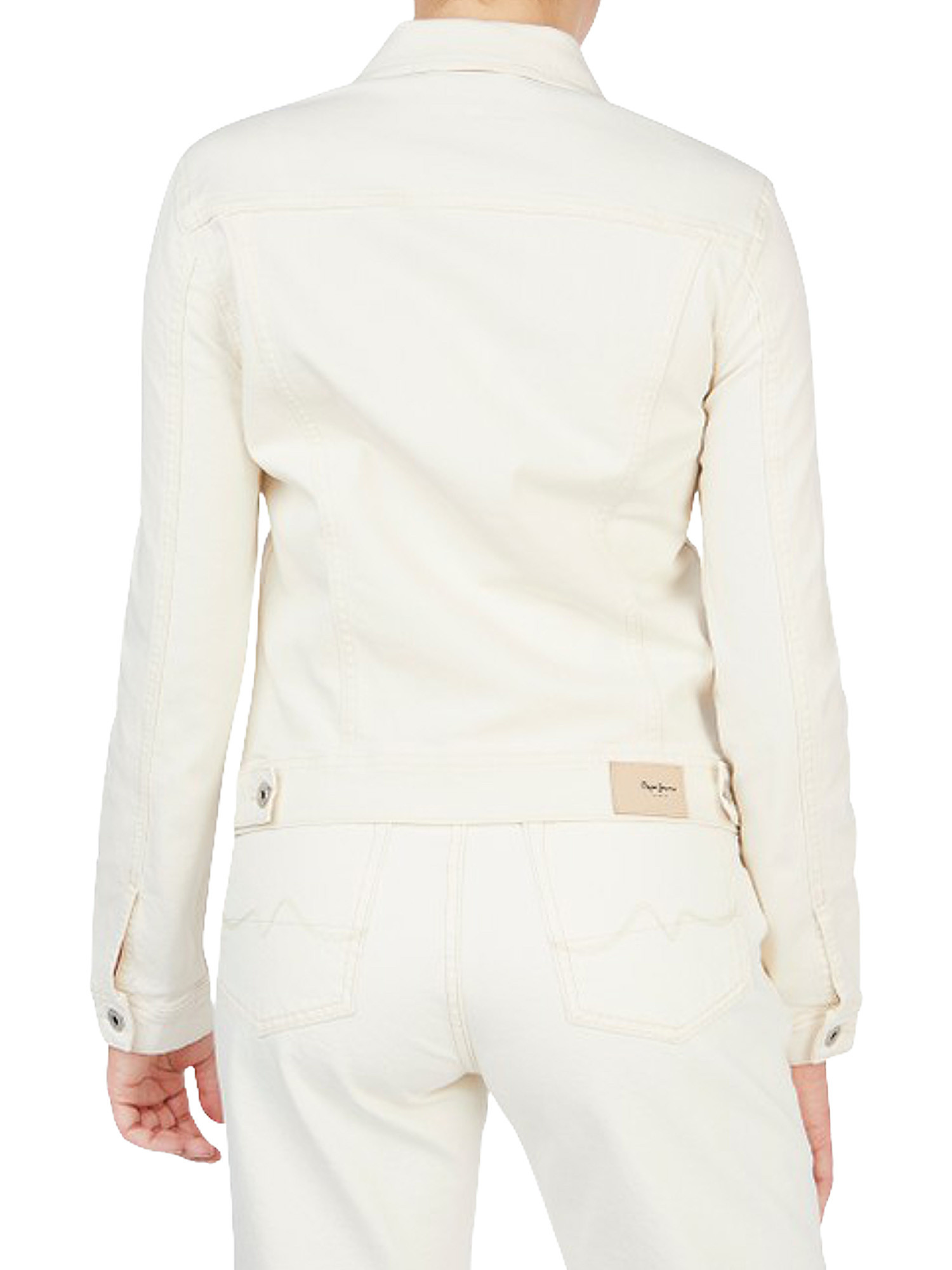 Thrift denim jacket, White Cream, large image number 3