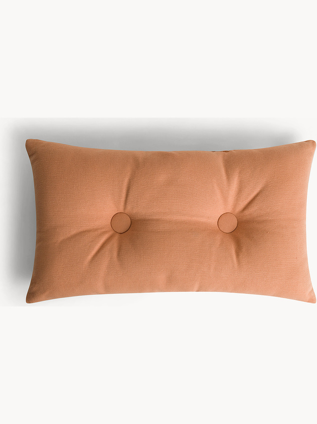 Cuscino 35x60 cm in cotone con bottoni