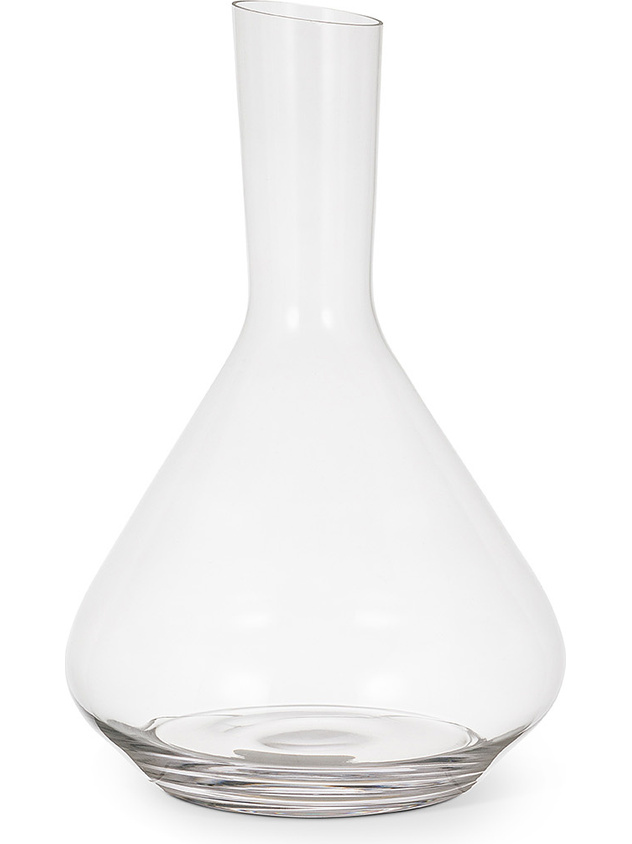 Plain glass decanter