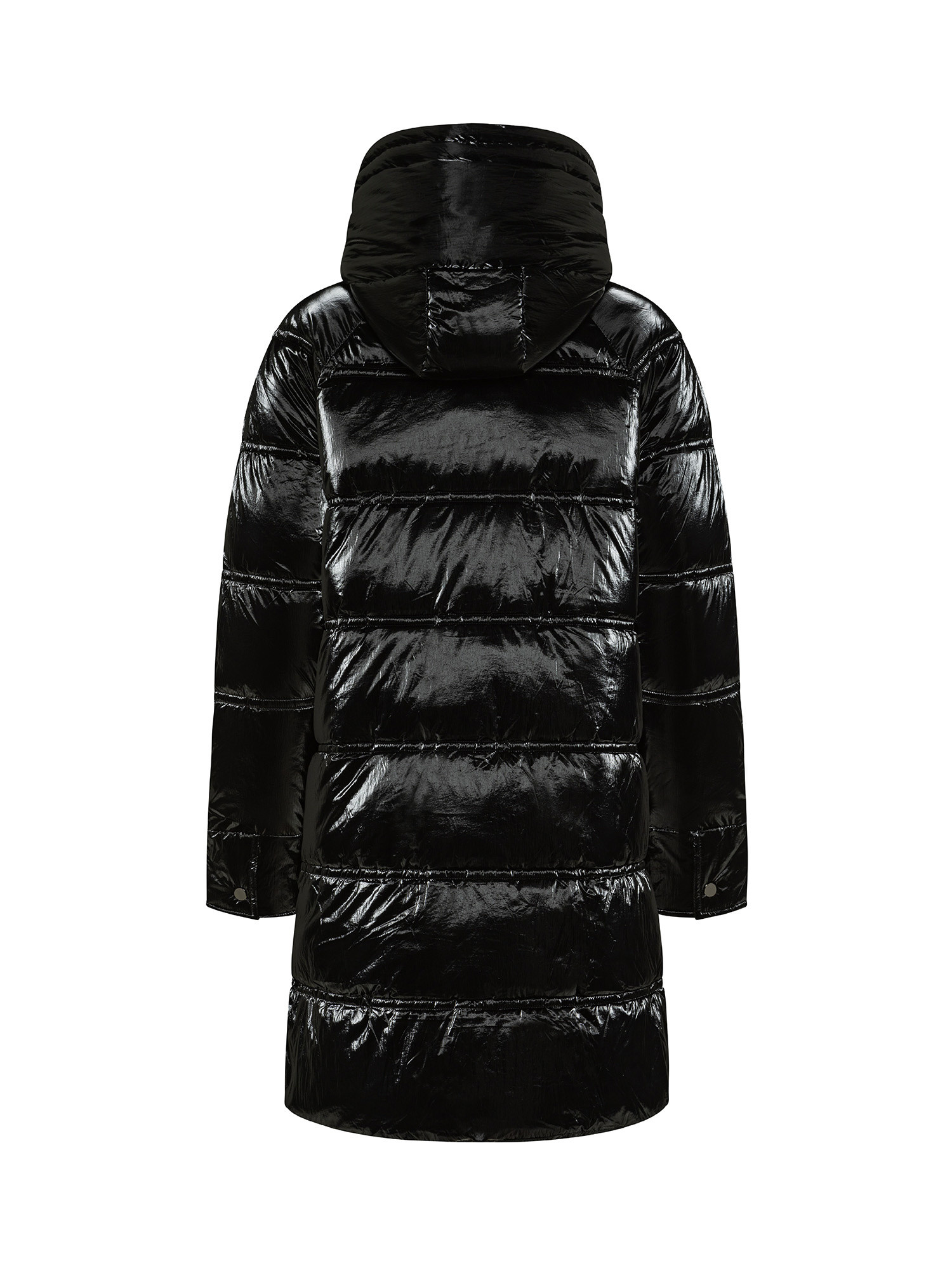 Koan - Shiny down jacket, Black, large image number 1