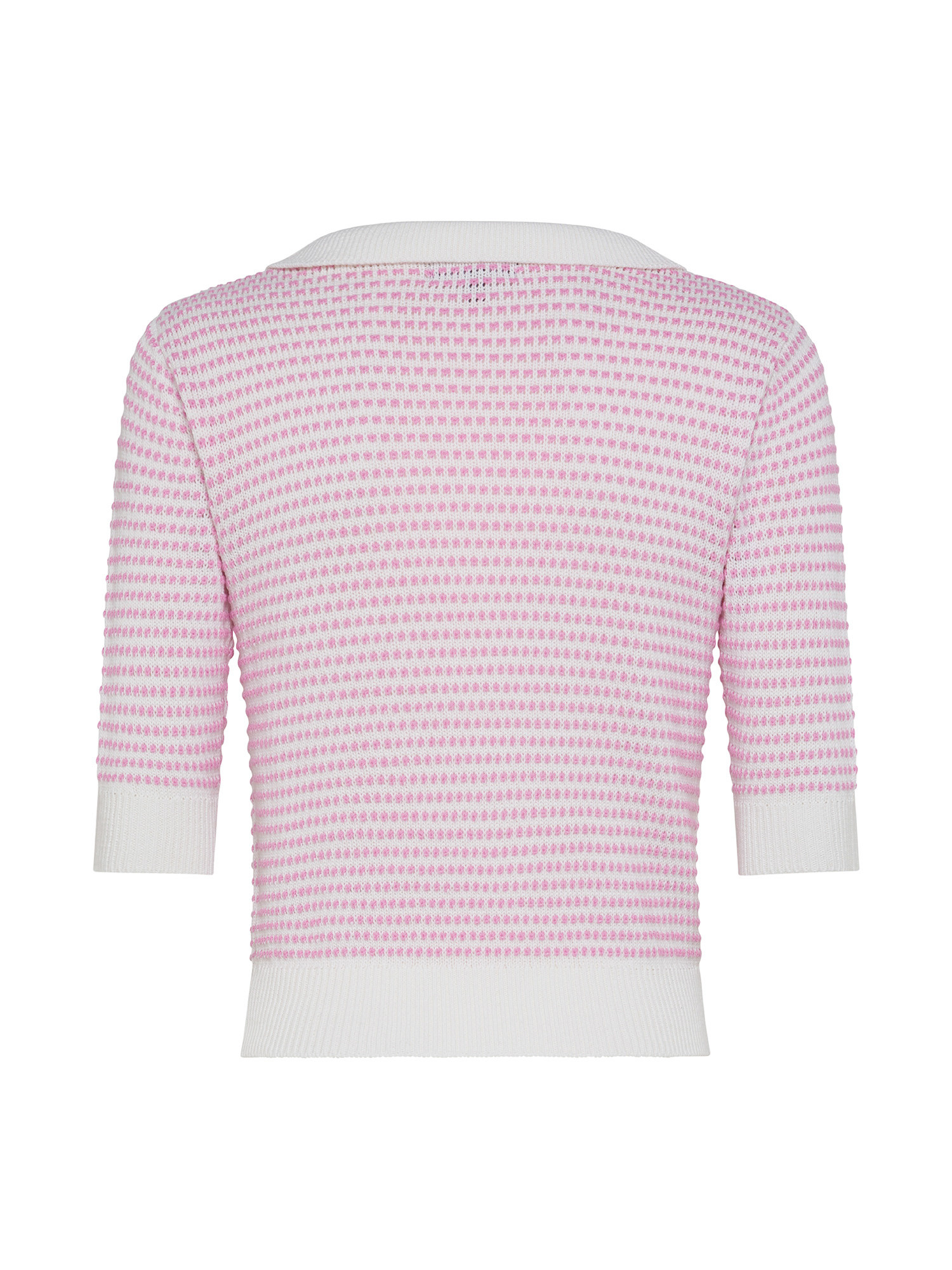 Koan - Short two-tone sweater, Pink, large image number 1