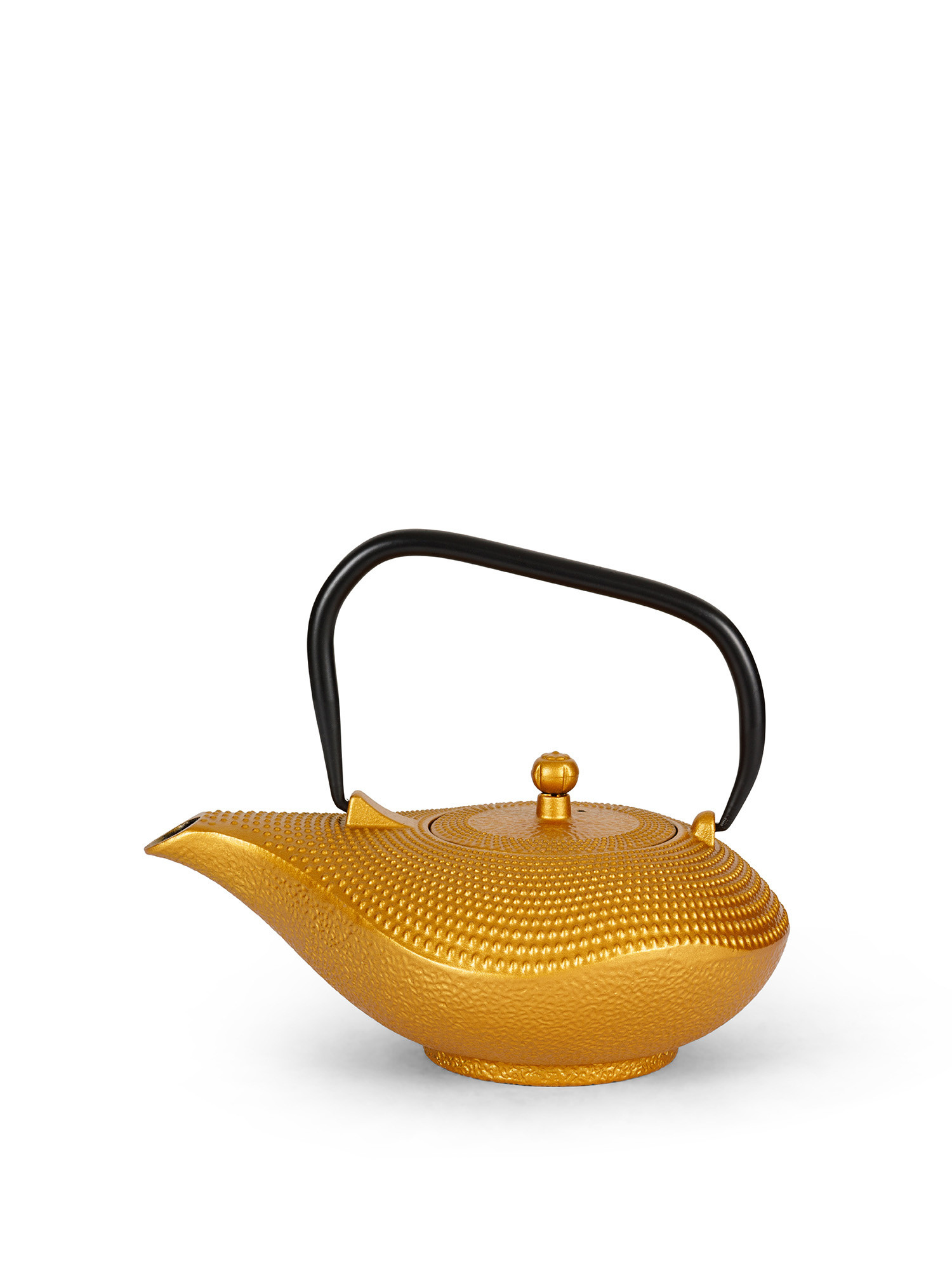 Cast iron teapot, Gold, large image number 0