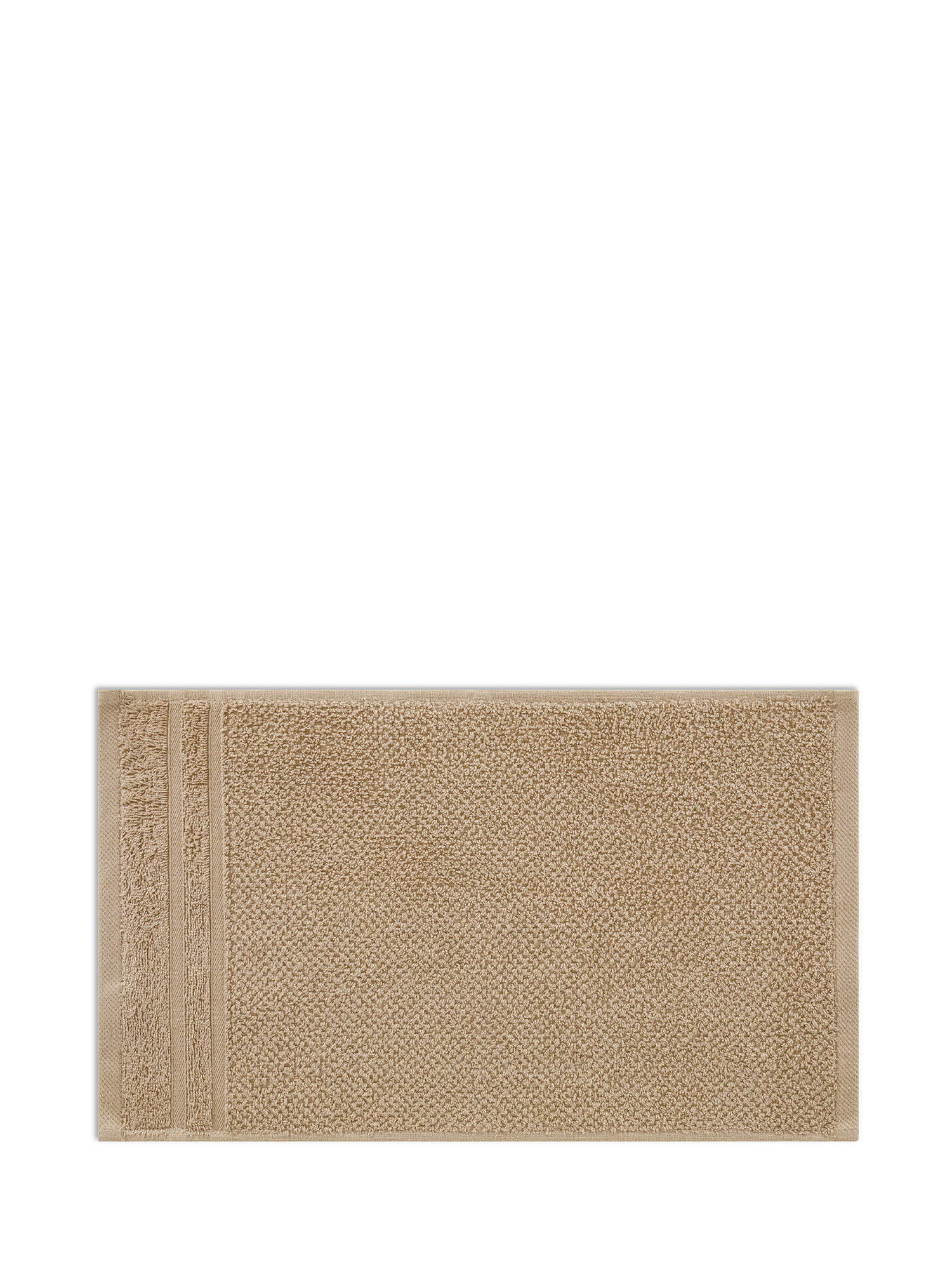 Set 6 Asciugamani Ospiti In Spugna Di Cotone 100%, 40x60 Cm, Peso 400 Gr/m², Colore Panna, Per Bagno E Ospiti