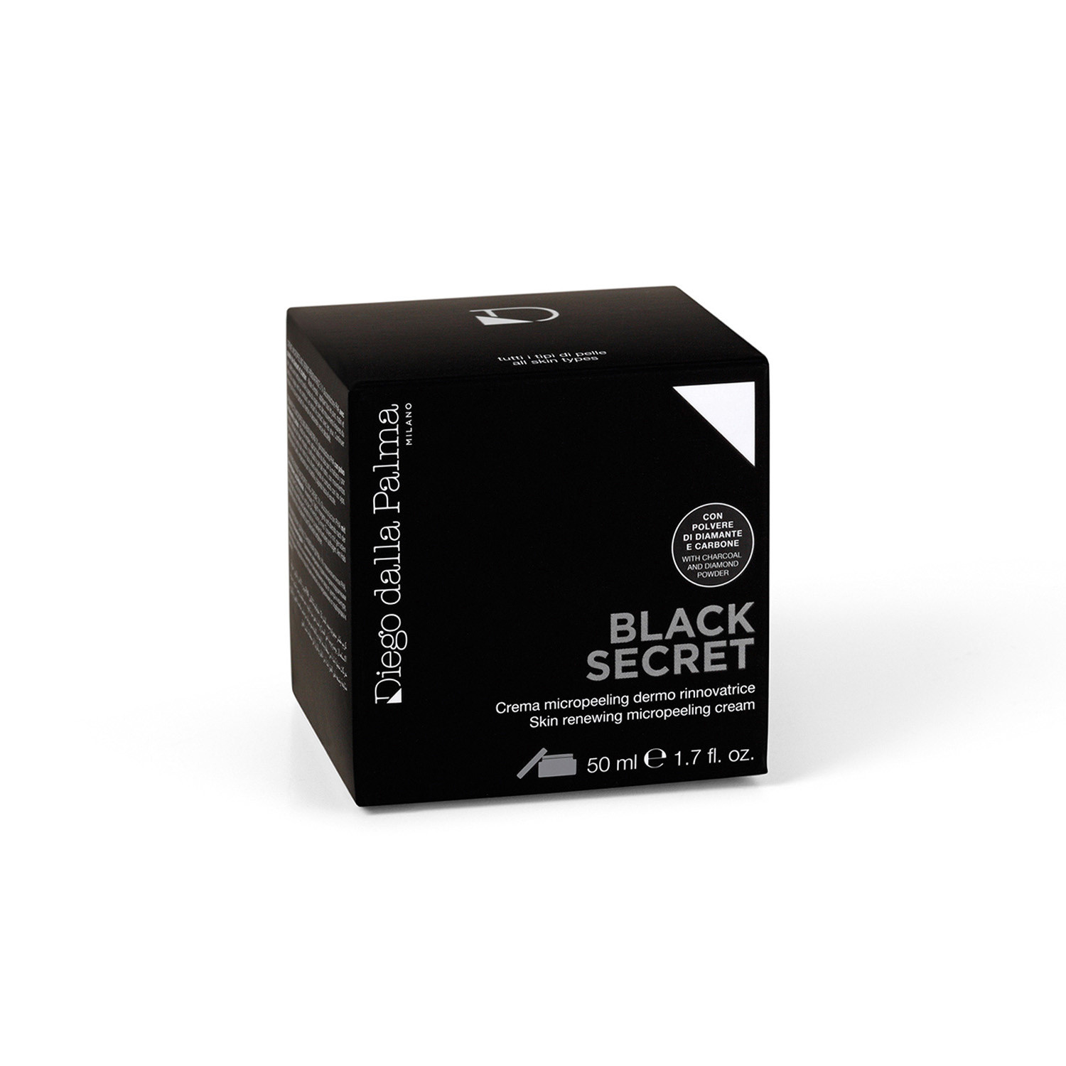 BLACK SECRET - Skin Renewing Micropeeling Cream, Black, large image number 2