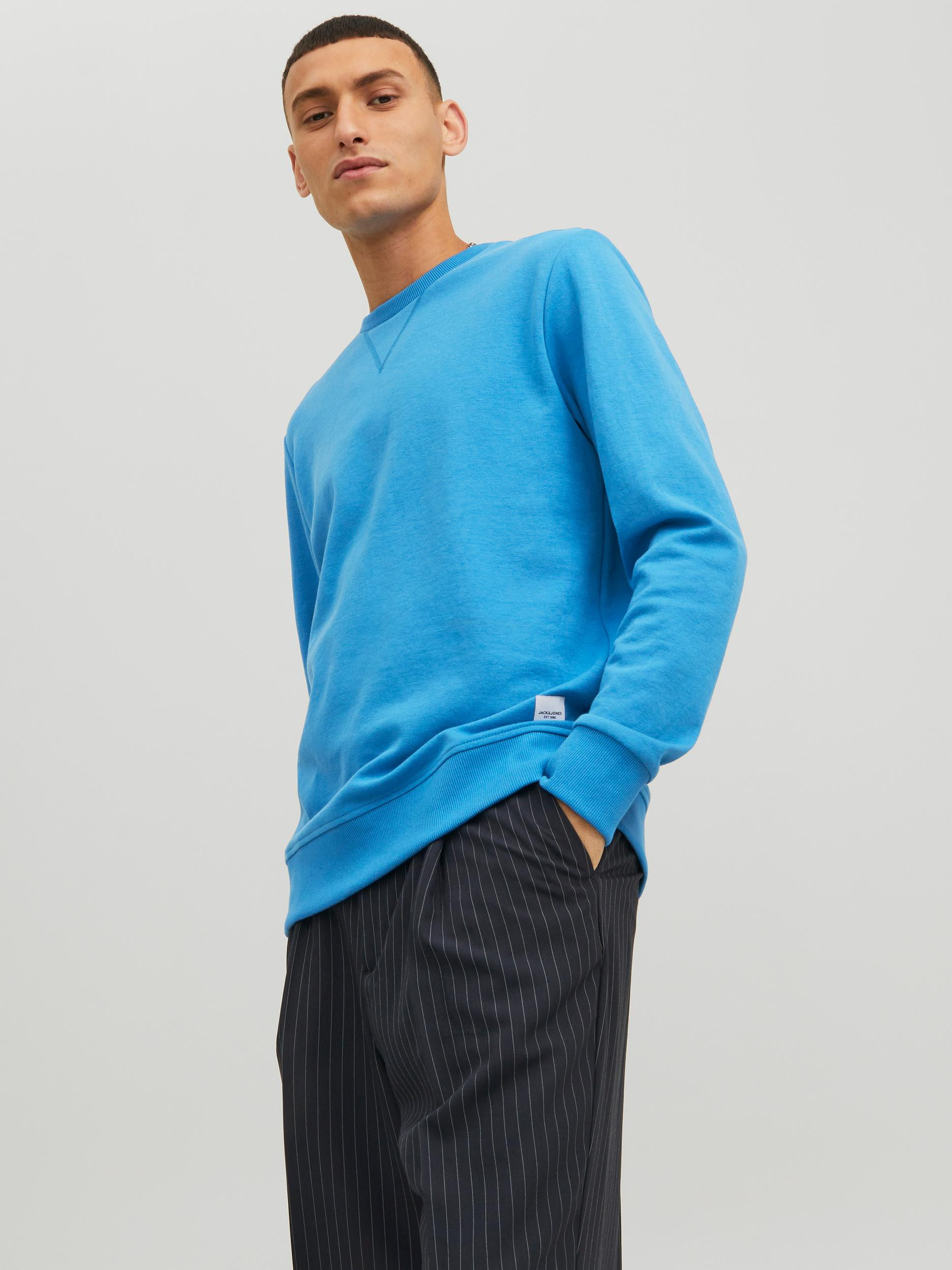 Jack & Jones - Pullover regular fit, Azzurro, large image number 3