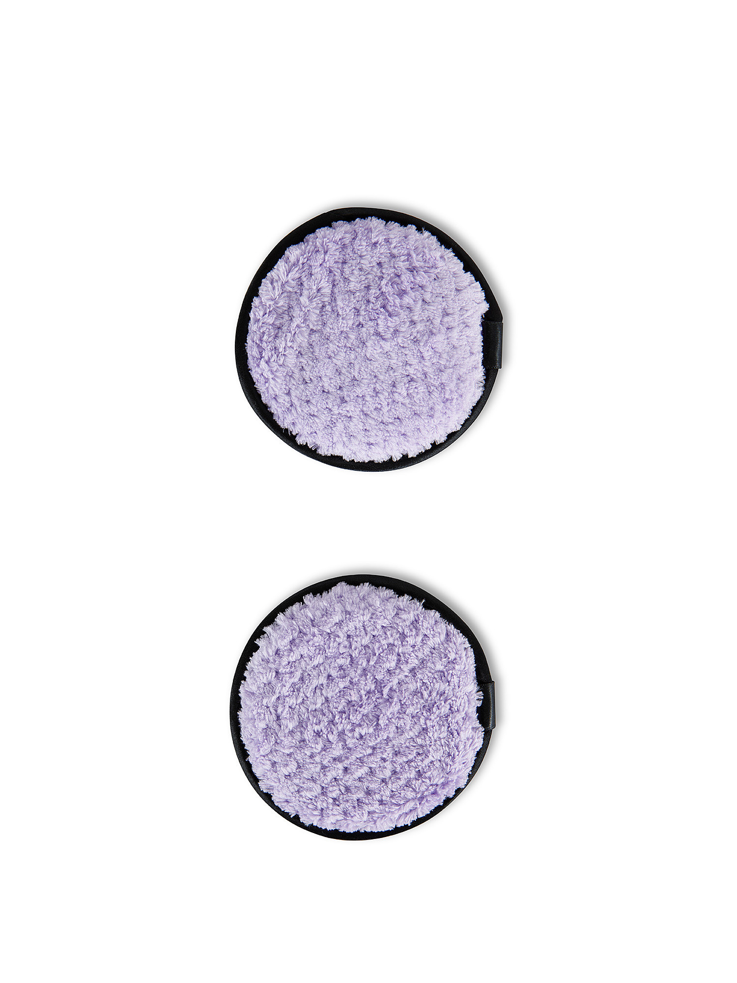 Set of 2 reusable make-up disks, Purple, large image number 0