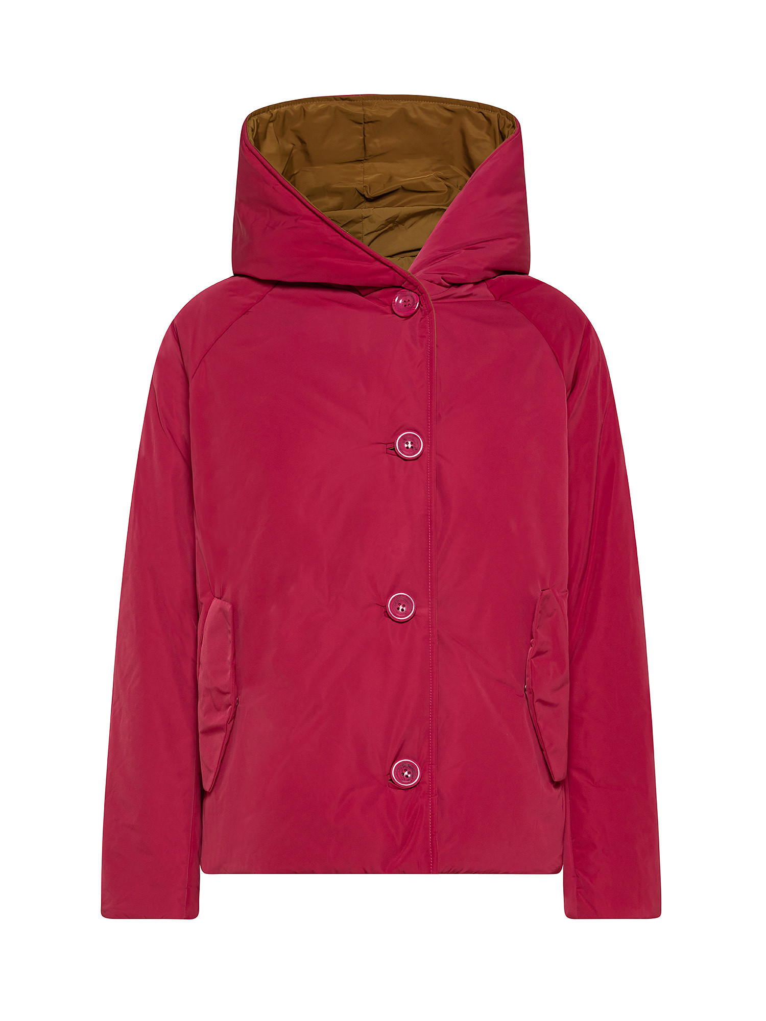 Reversible short jacket, Pink Fuchsia, large image number 0