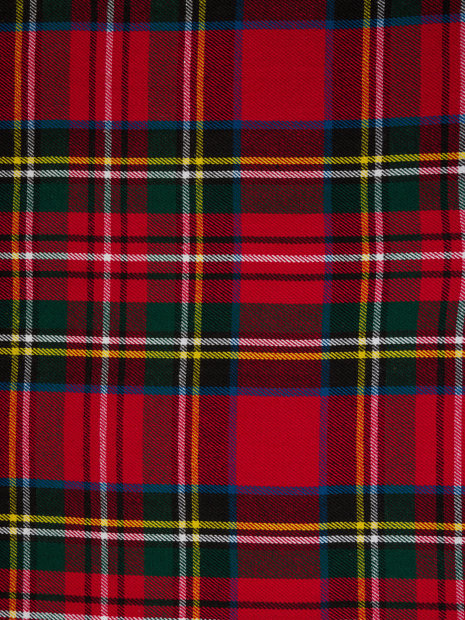 Telo arredo in cotone motivo tartan, Rosso, large image number 2