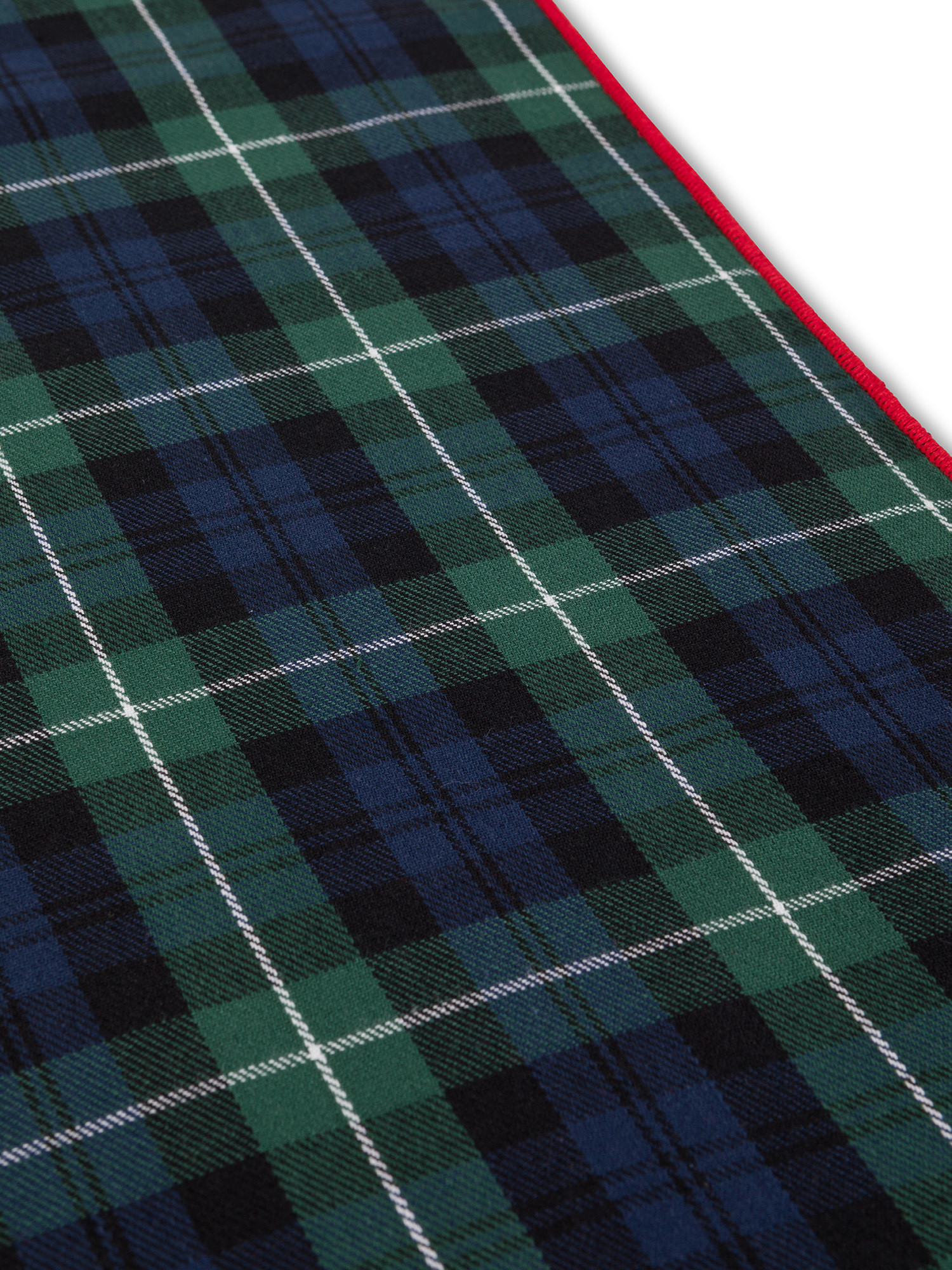 Runner twill di cotone tartan, Blu, large image number 1