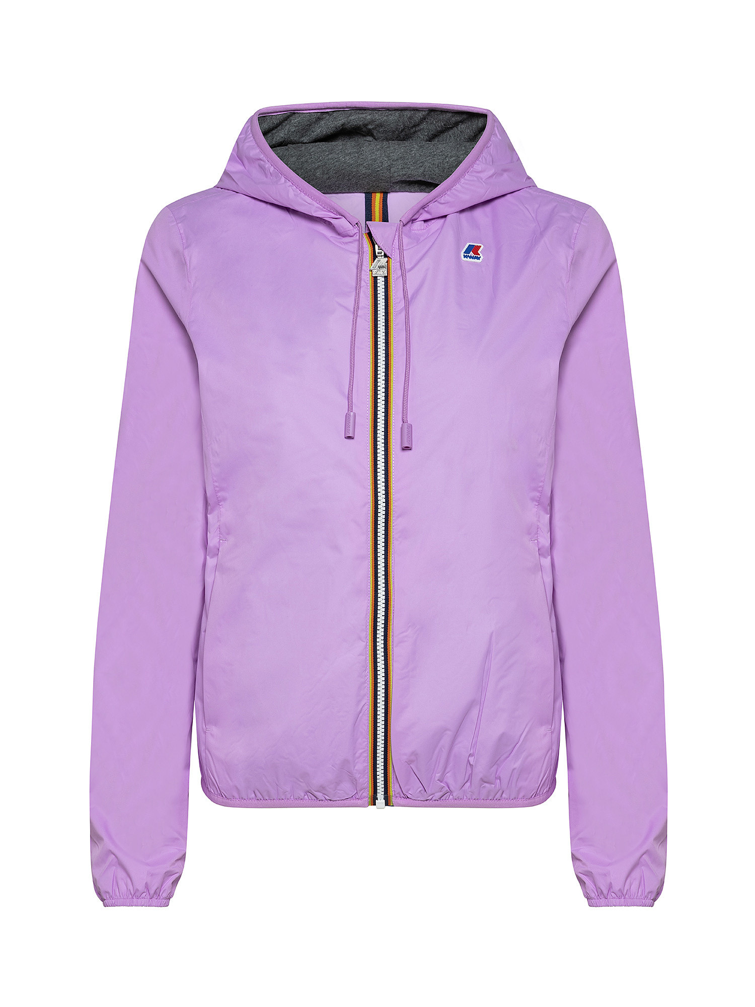 Slim fit waterproof baby jacket, Purple, large image number 0
