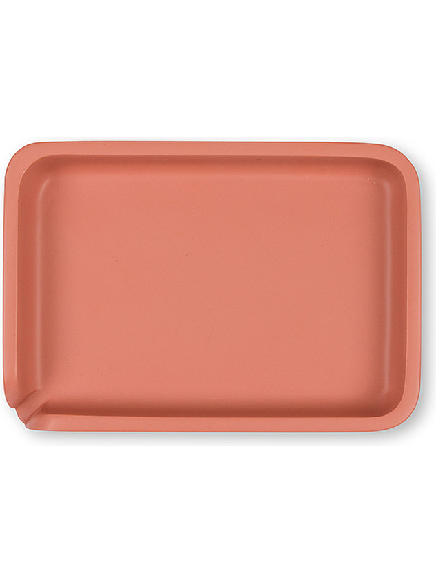 Solid color polyresian soap holder