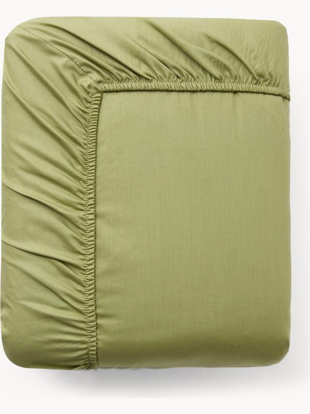 Lenzuolo con angoli in cotone percalle tinta unita - Prezzo di lancio