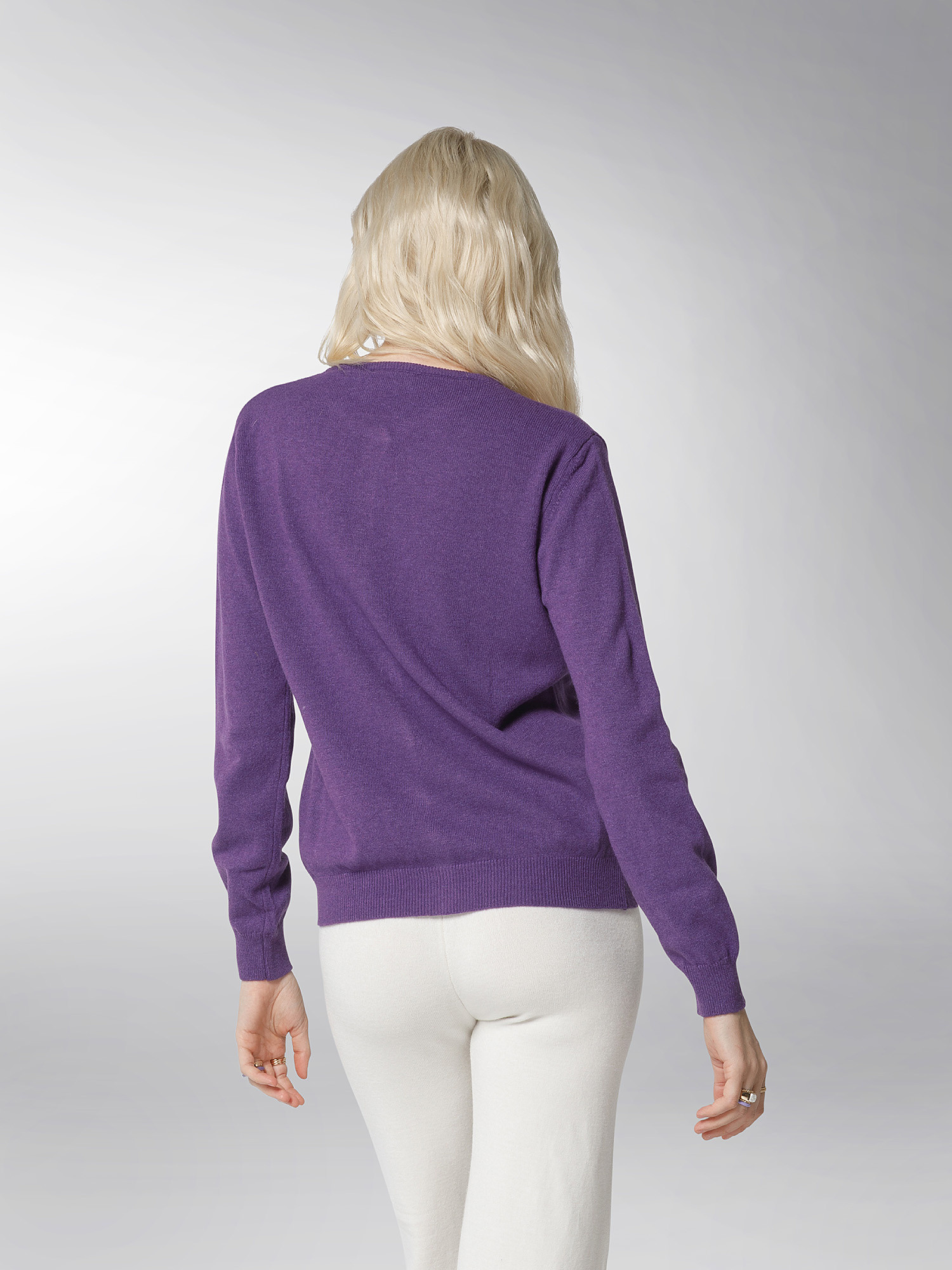 K Collection - Cardigan, Purple, large image number 5