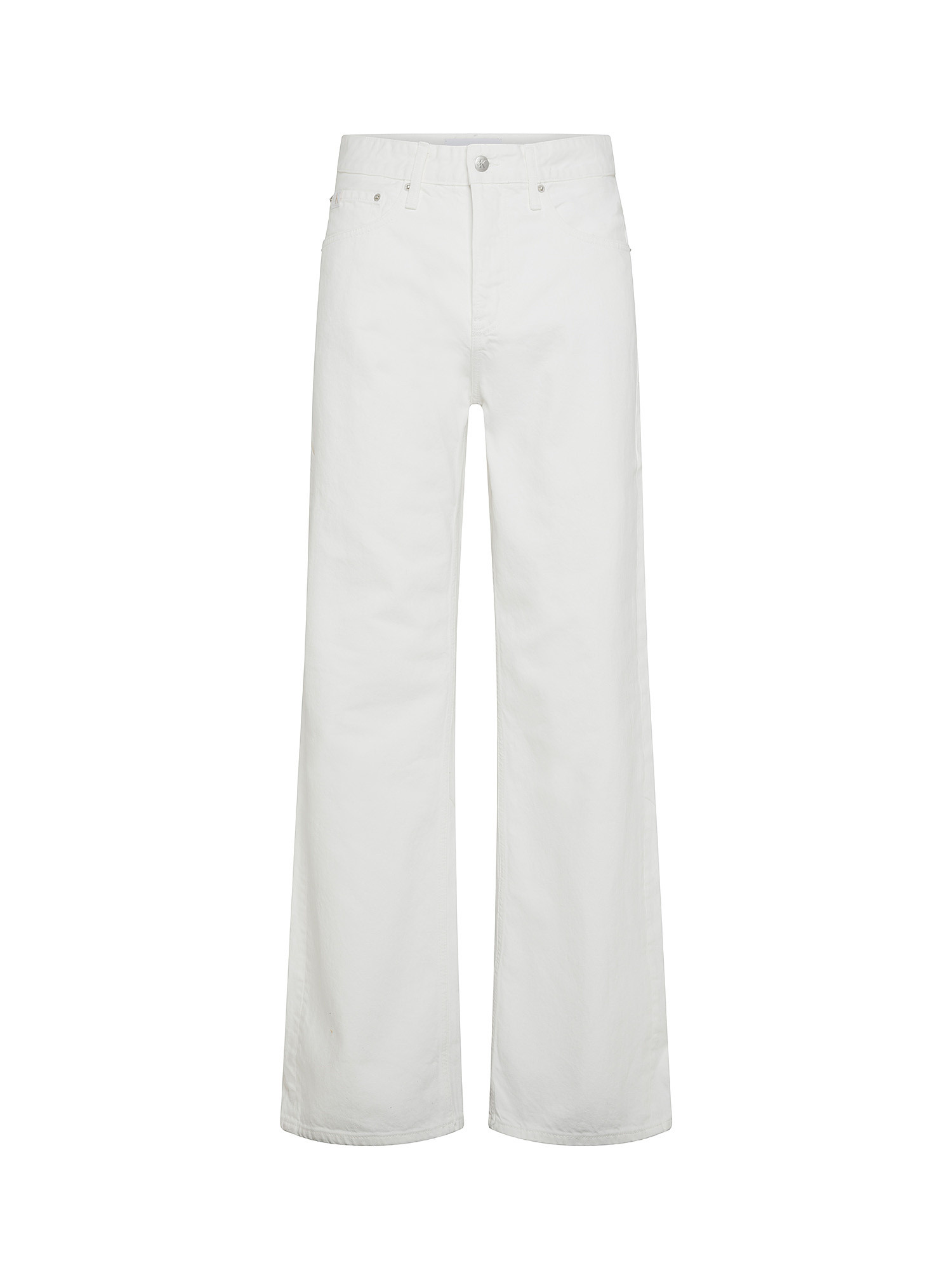 Calvin Klein Jeans - Loose fit five-pocket jeans, White, large image number 0
