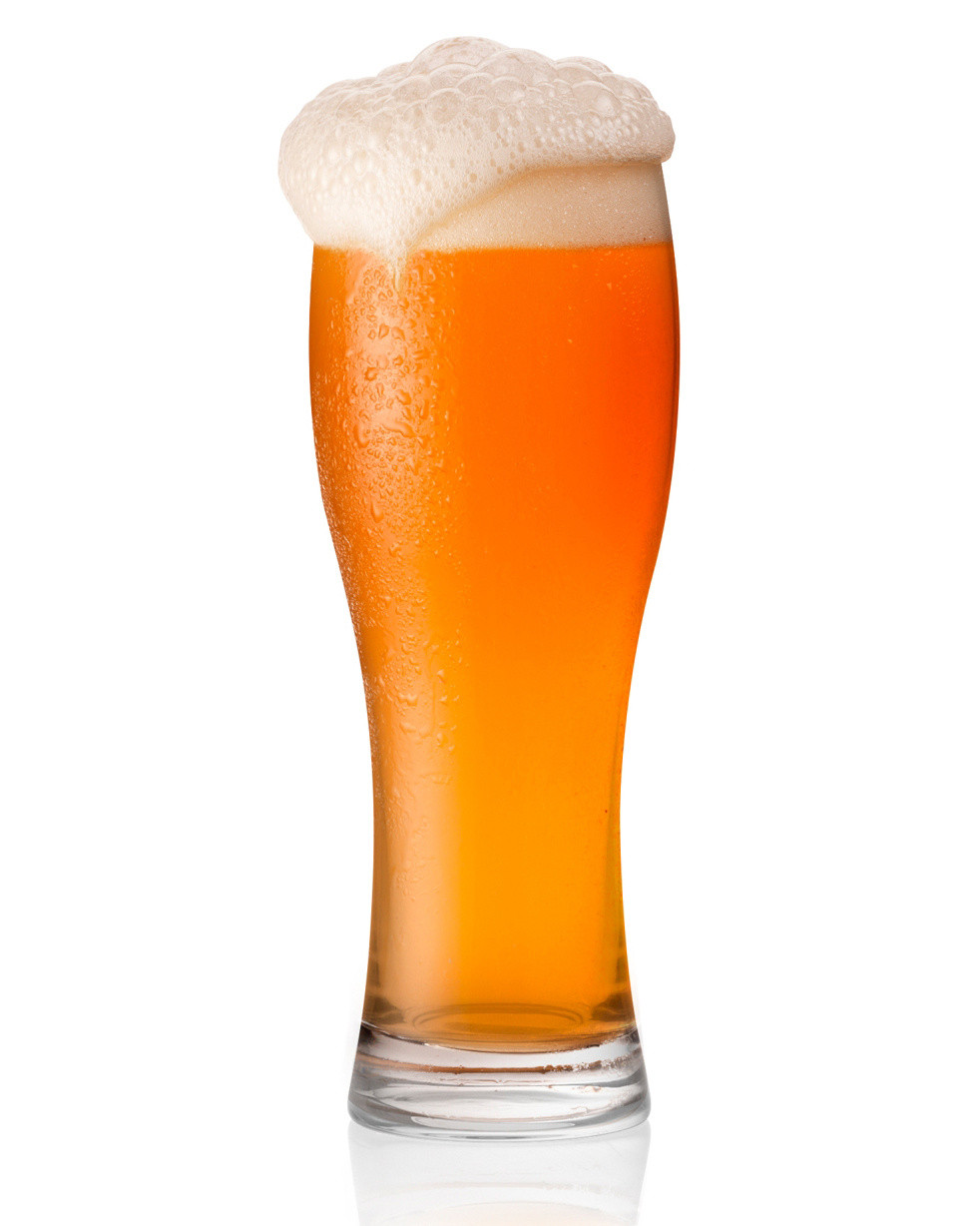 Glass beer glass, Transparent, large image number 1