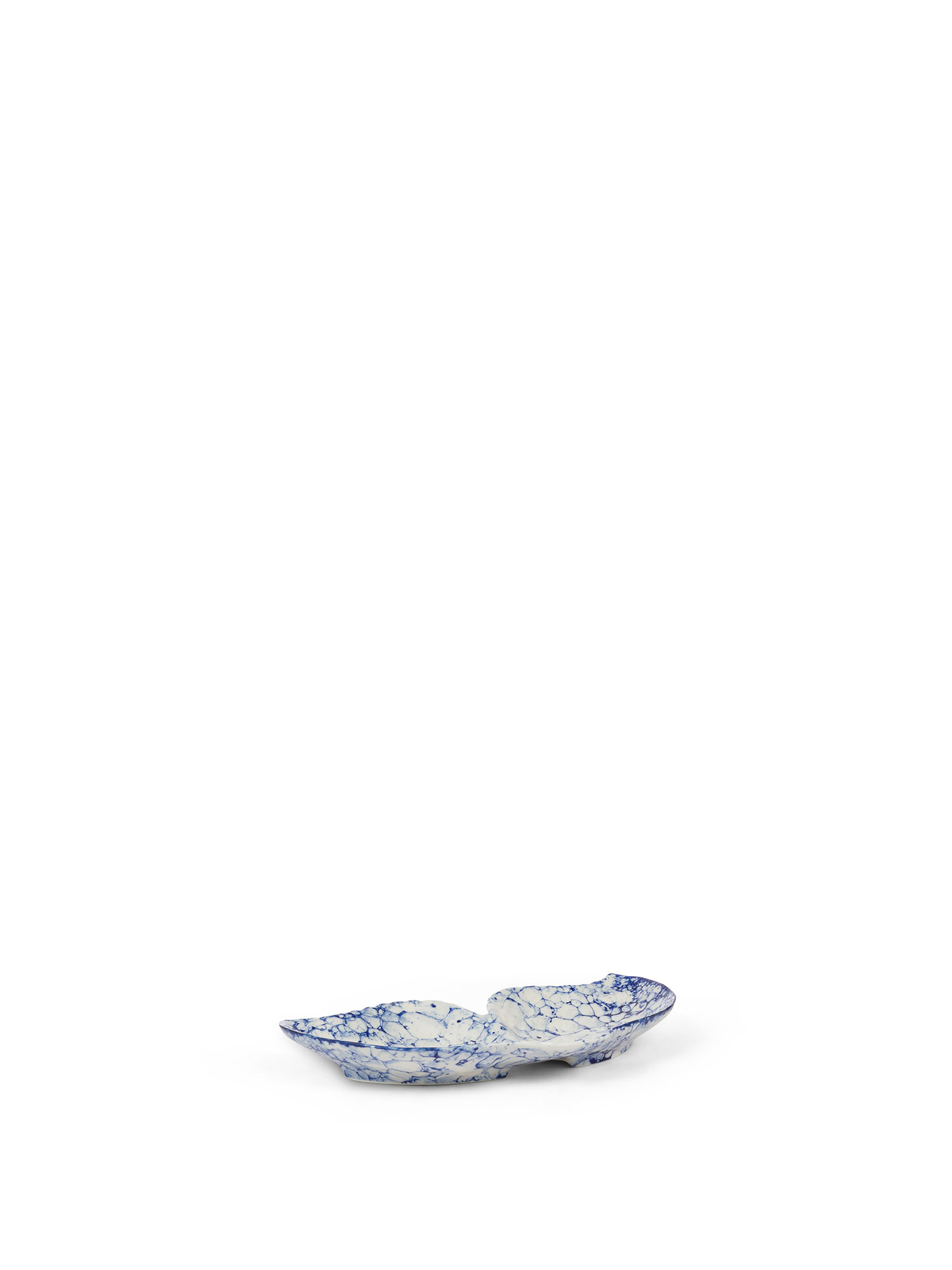 Ceramic pocket emptier, White / Blue, large image number 0