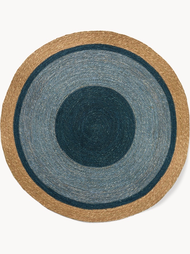 Tappeto rotondo in juta