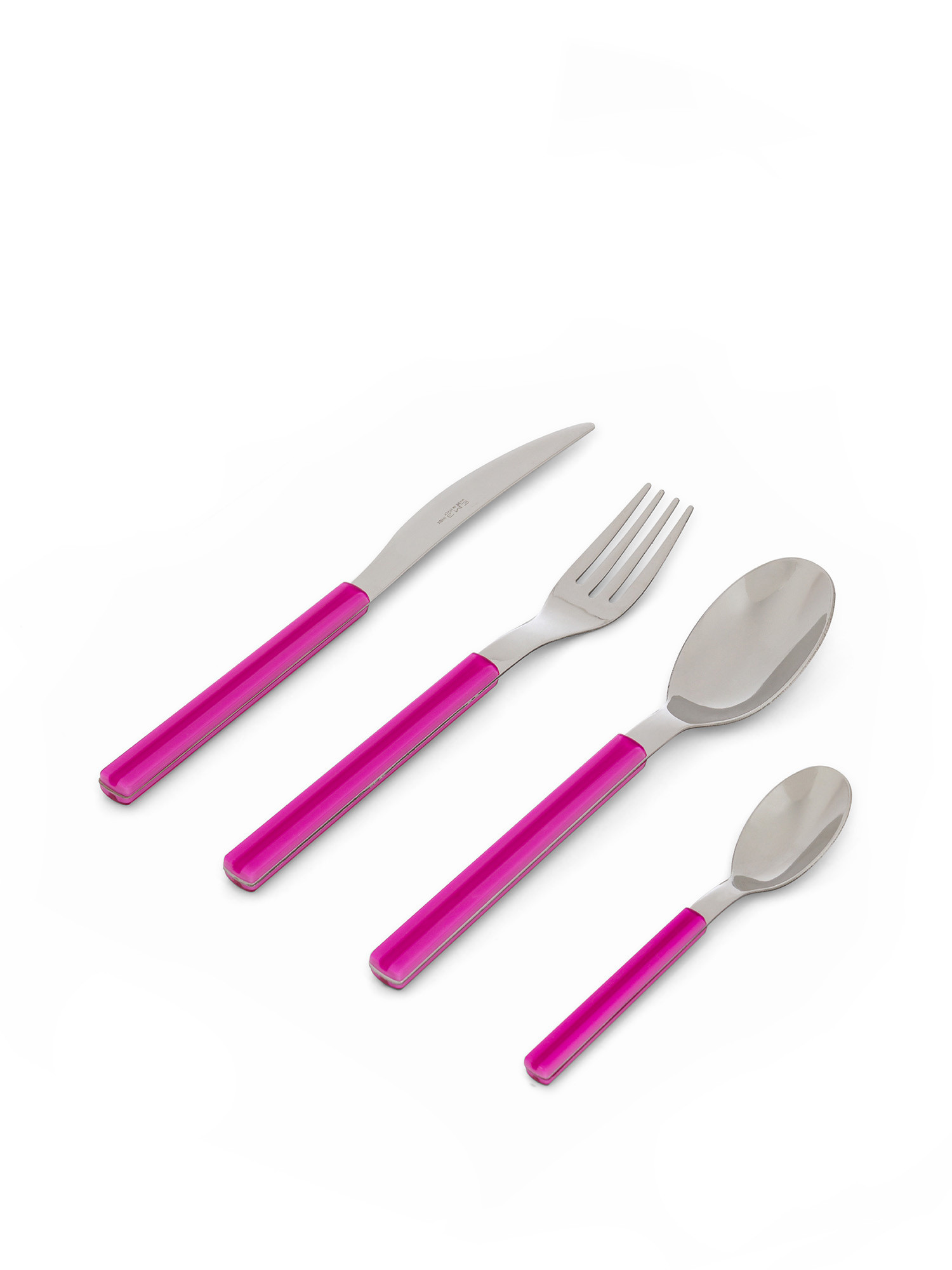 Set of 24 cutlery, Pink Fuchsia, large image number 0