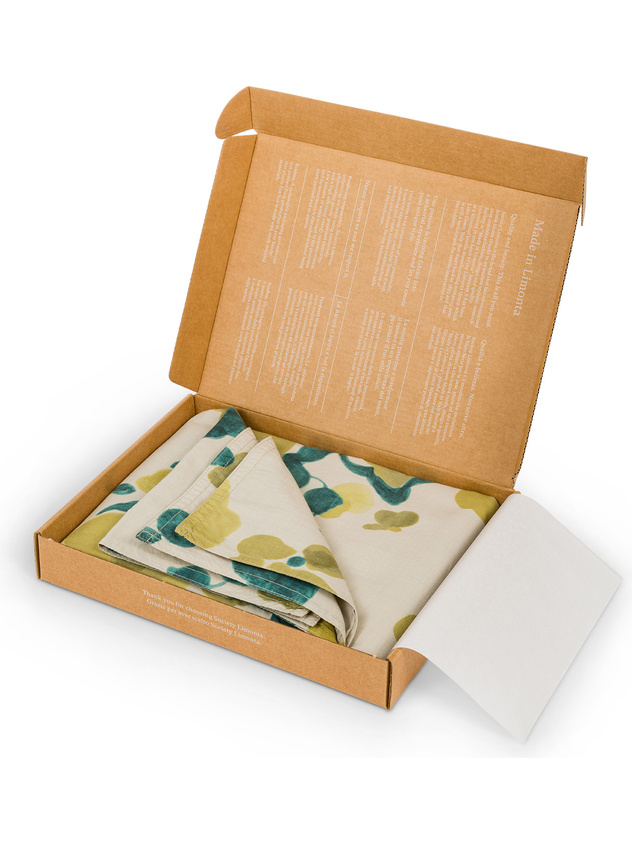 Set 2 federe percalle di cotone stampato Special Capsule SOCIETY Made in Italy per Coincasa