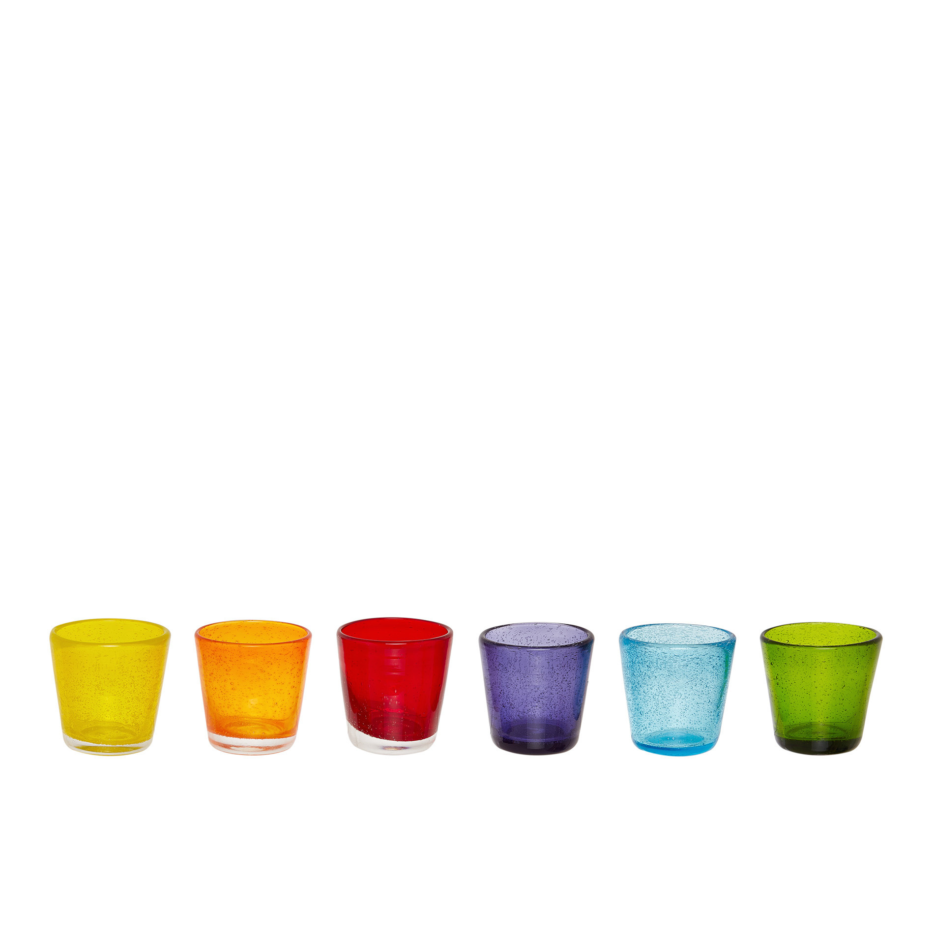 Bicchiere da liquore vetro colorato, Multicolor, large image number 1