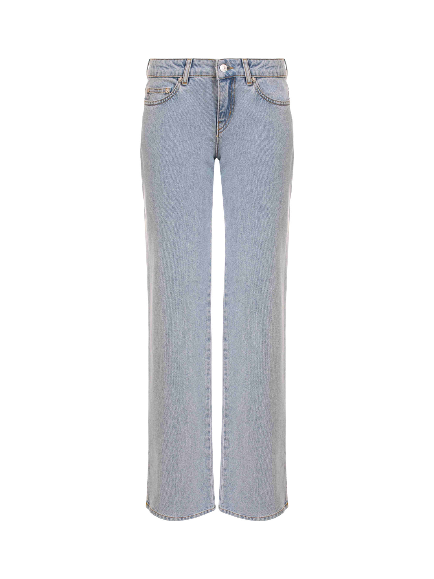 Chiara Ferragni - Low waist 5-pocket jeans, Denim, large image number 0
