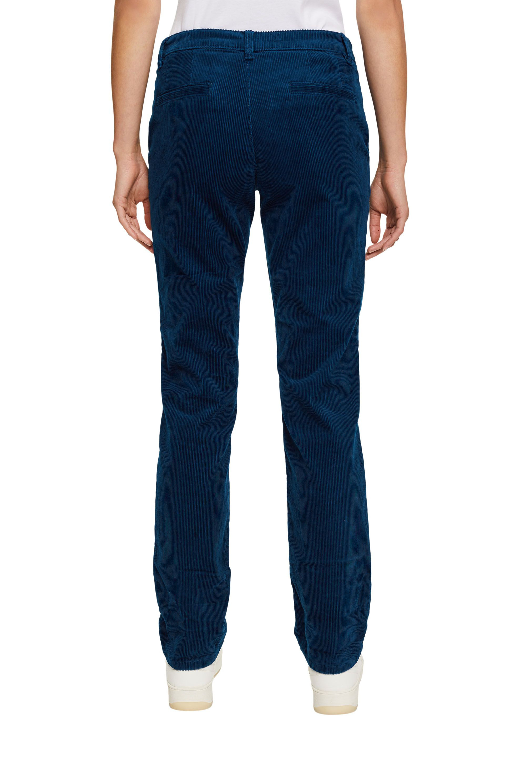 Pants in velvet and cotton, Denim, large image number 3