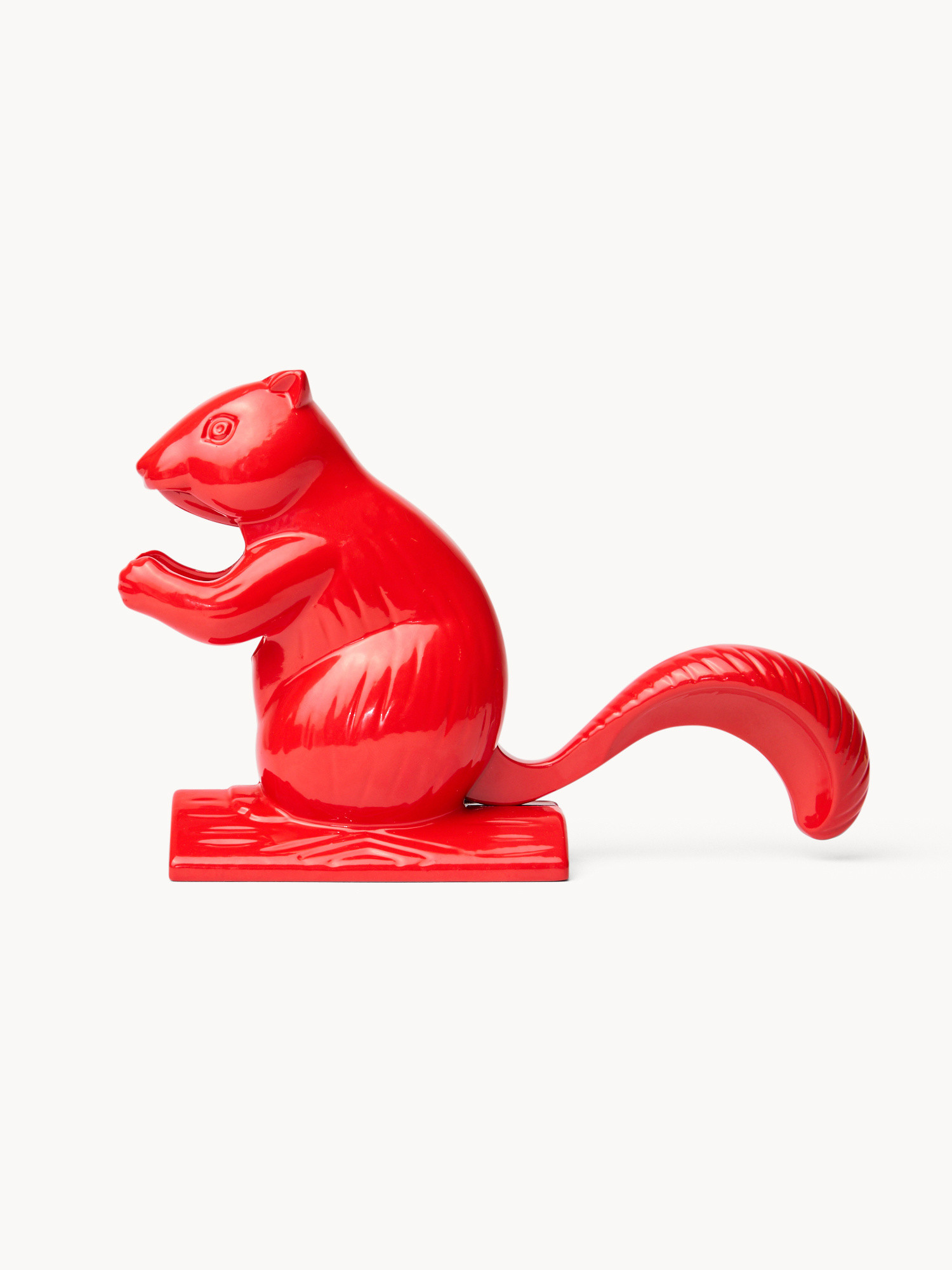 Squirrel-shaped nutcracker, Red, large image number 0