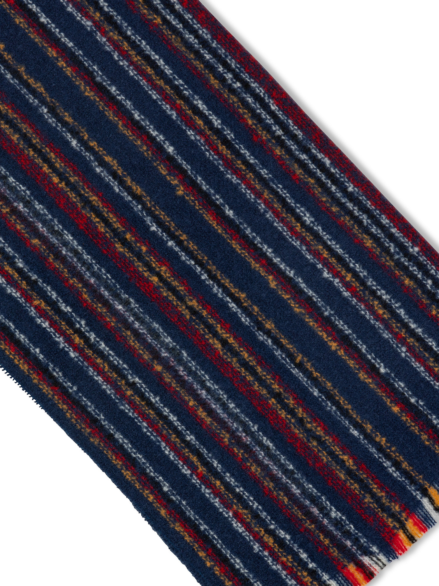 Luca D'Altieri - Striped scarf, Blue, large image number 1