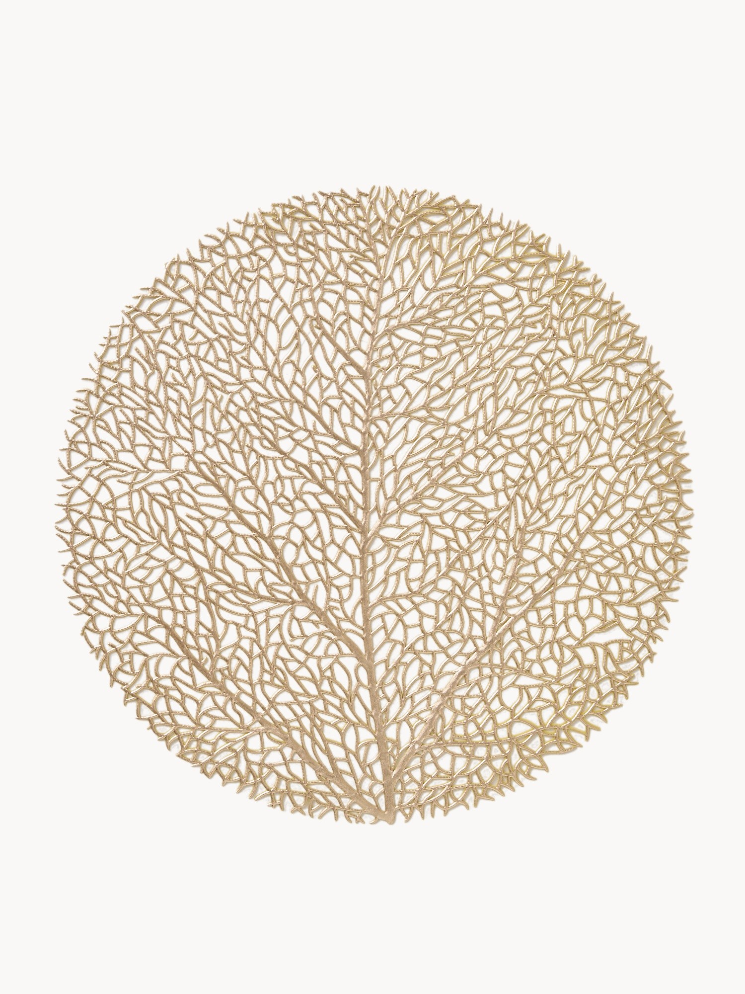 Gold/bronze perforated placemat, Gold, large image number 0