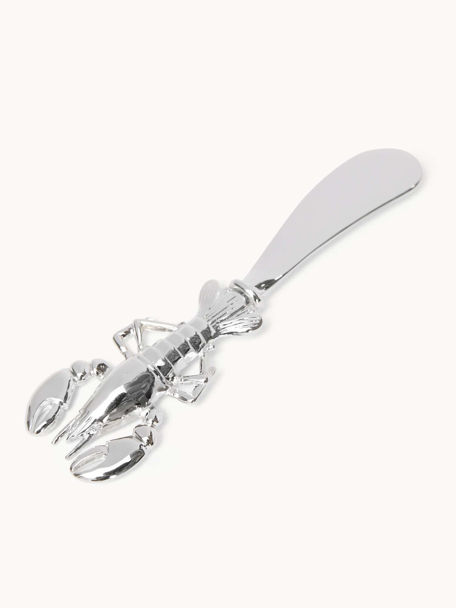 Set of 4 metal spatulas with nautical motifs, Argentato, large image number 1
