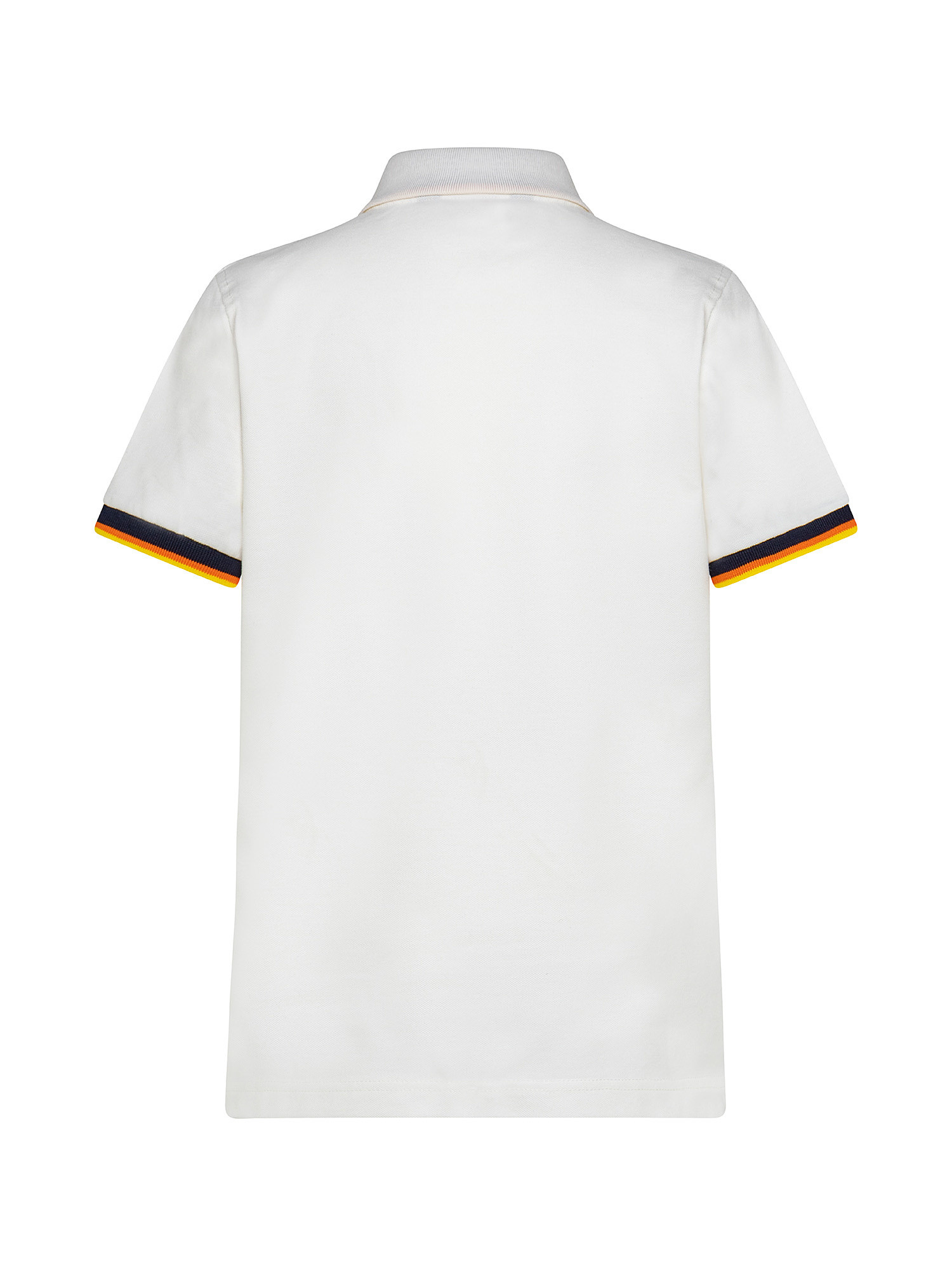 Slim fit boy polo shirt, White, large image number 1