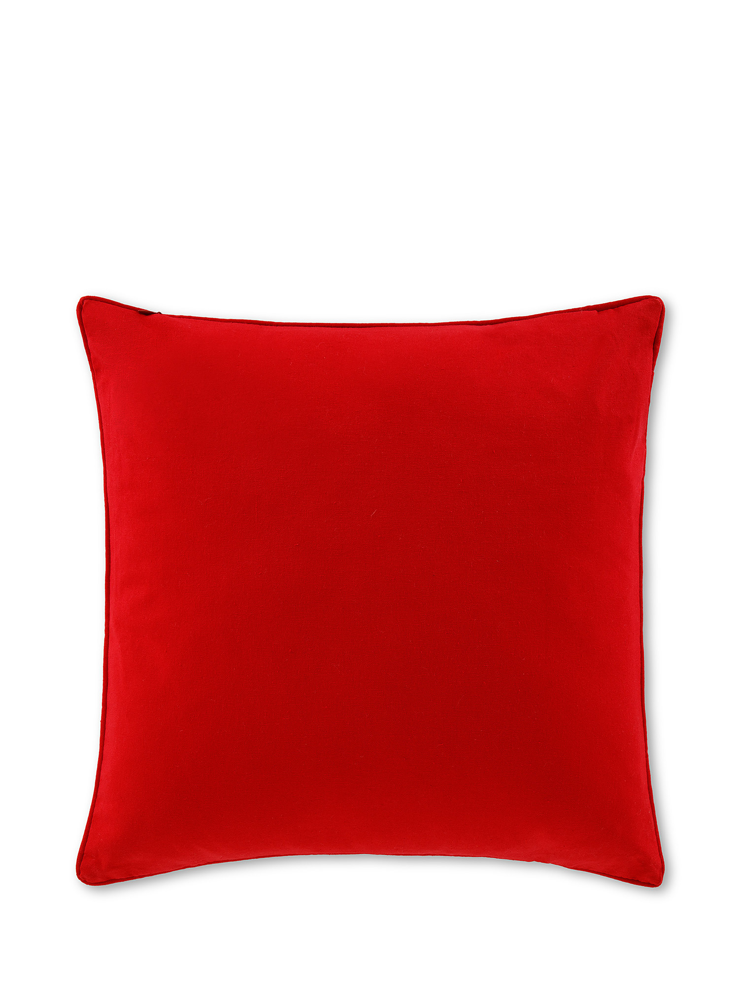 Cuscino ricamo granchio 45x45cm, Rosso, large image number 1