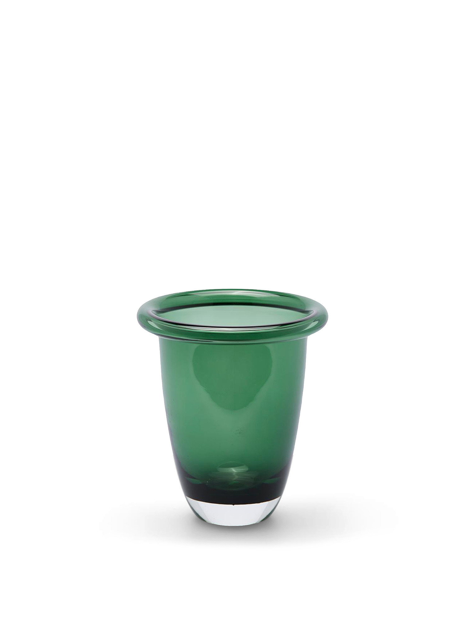 Glass vase, Green, large image number 0