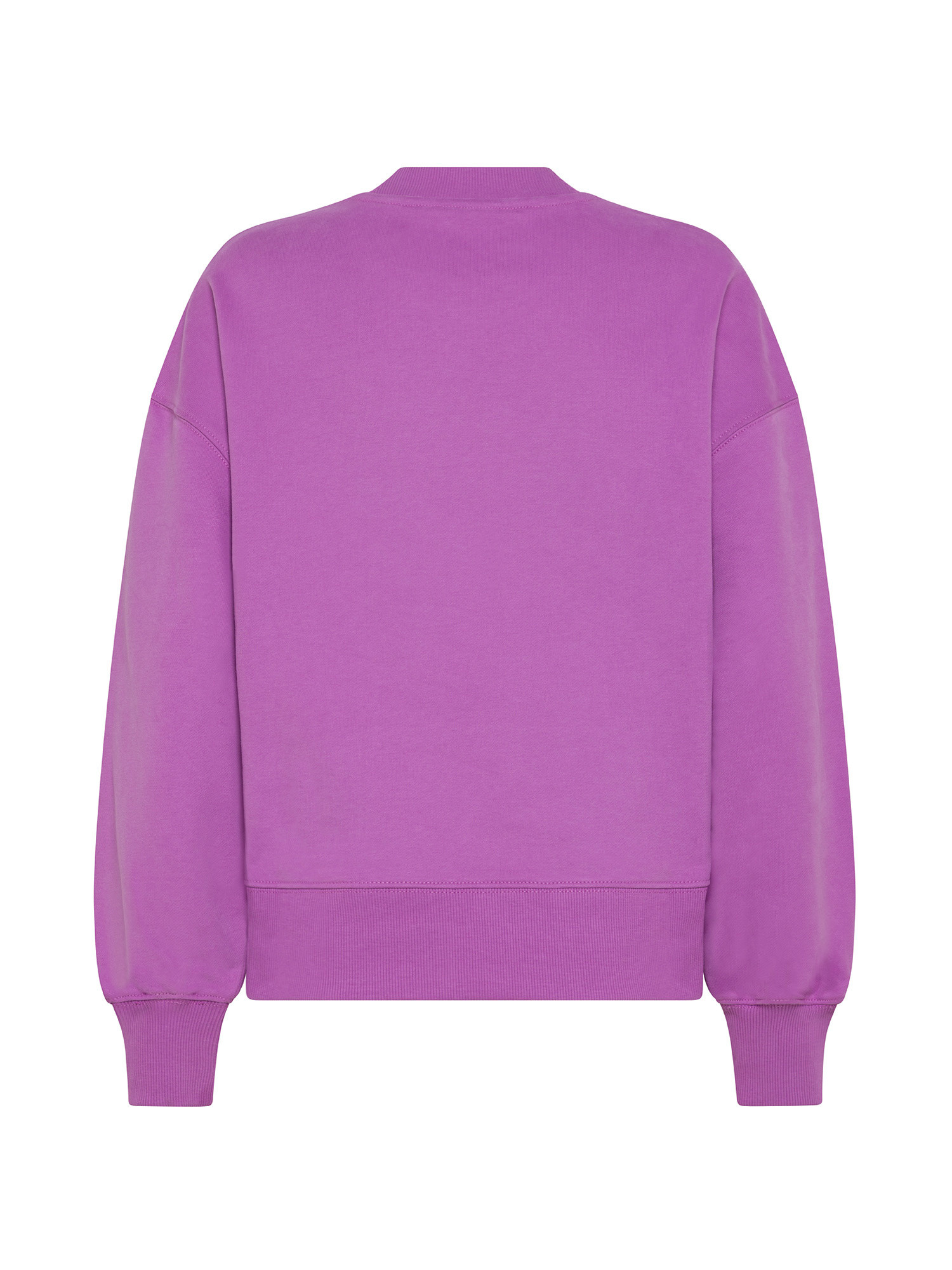 Calvin Klein Jeans - Cotton sweatshirt with logo, Purple, large image number 1