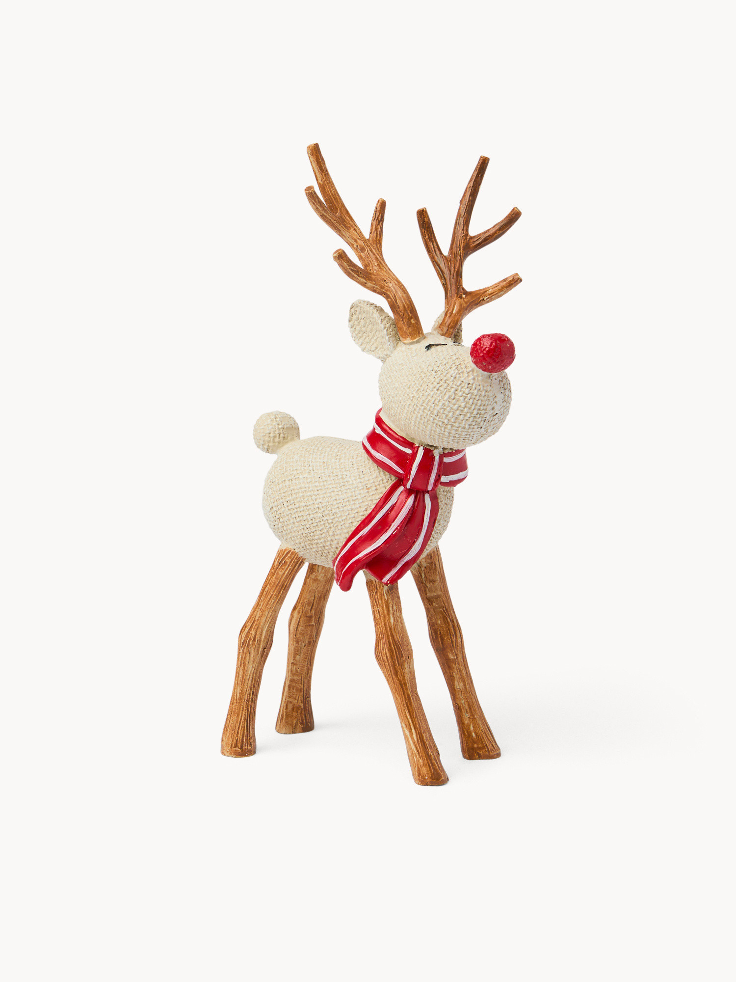 Decorazione in resina a forma di renna, Beige, large image number 0