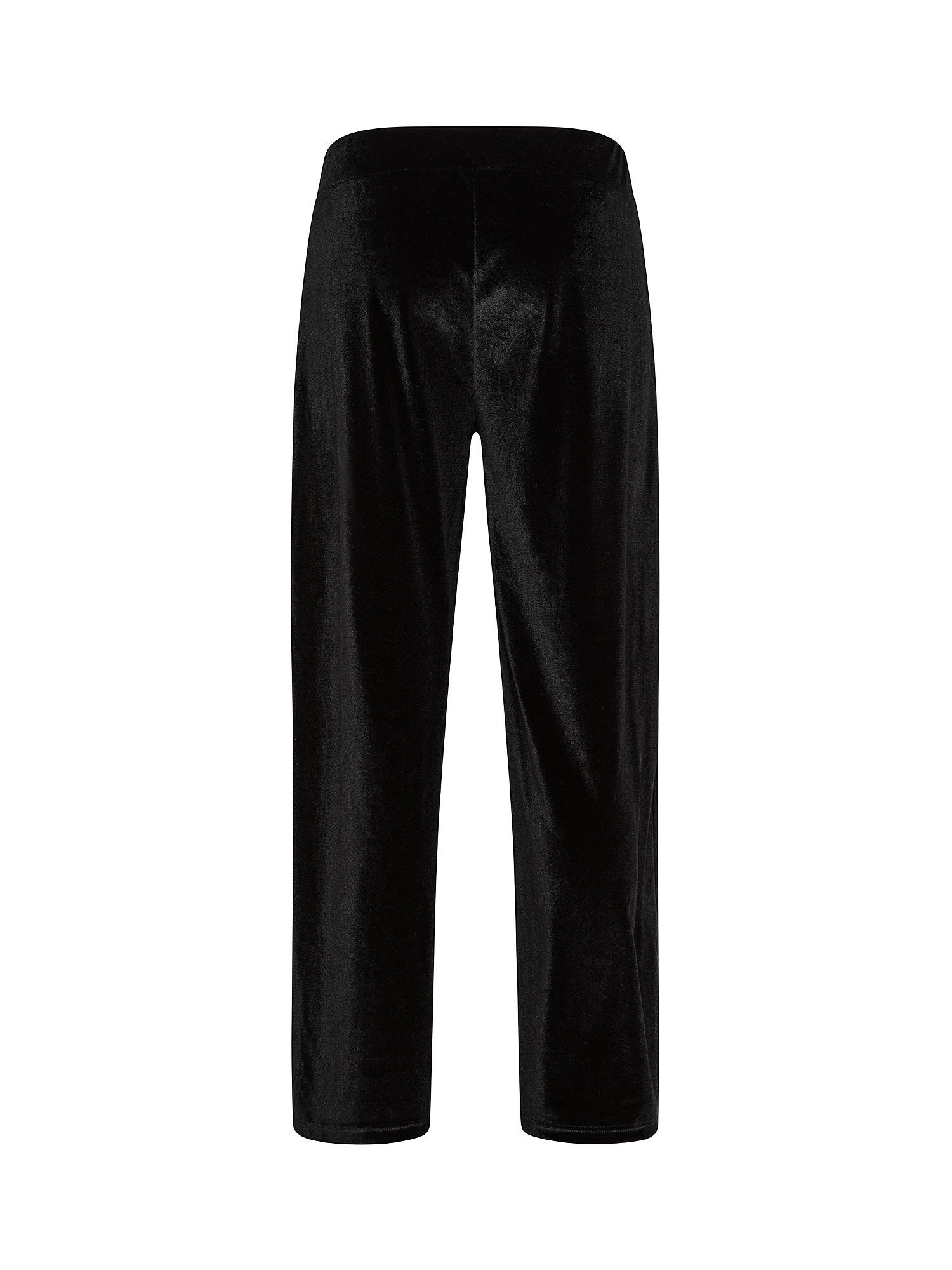 Chenille trousers, Black, large image number 1