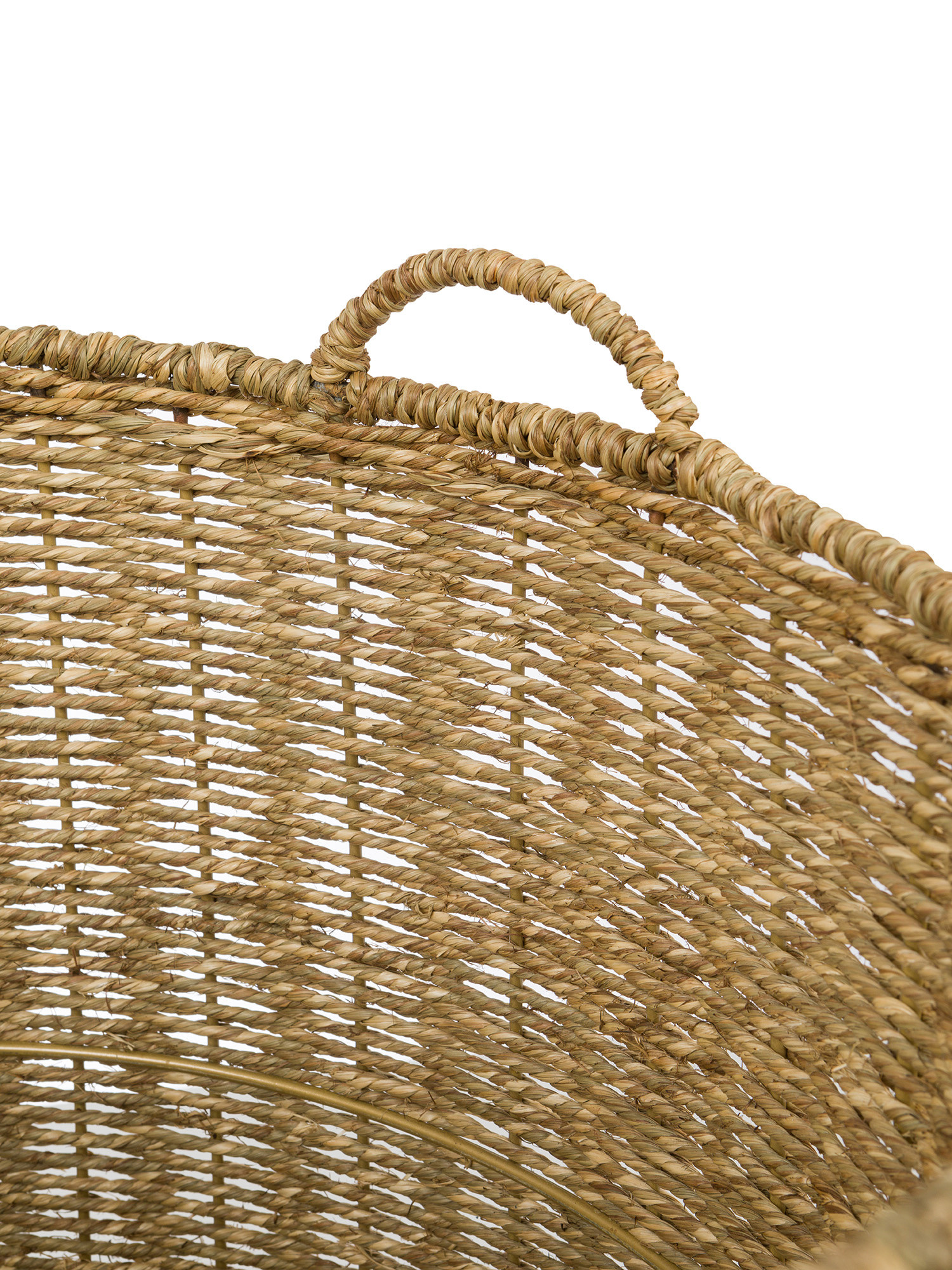 Handmade jute basket, Natural, large image number 1