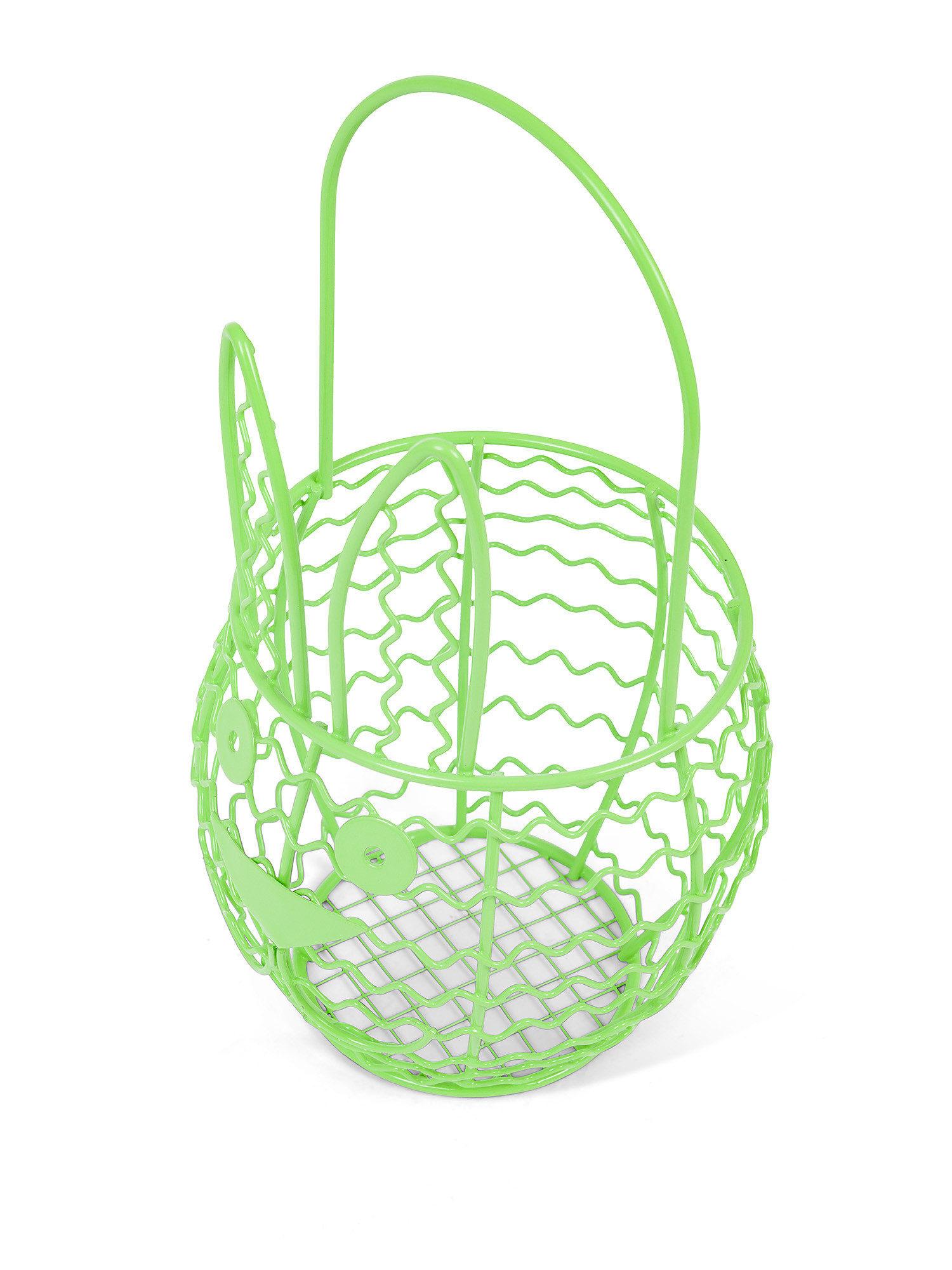Bunny wire basket, Green, large image number 1