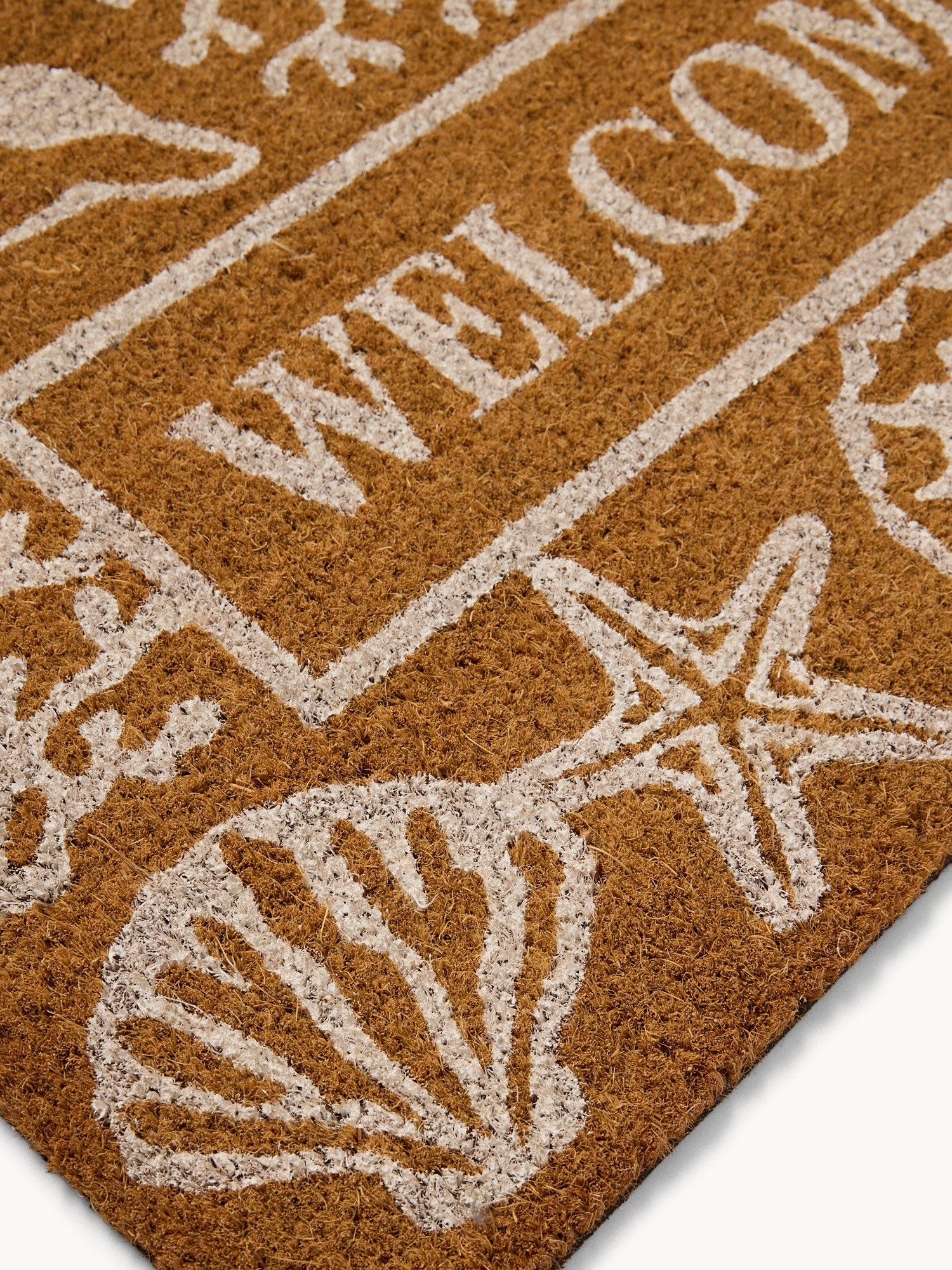 Zerbino con stampa conchiglie, Bianco, large image number 1