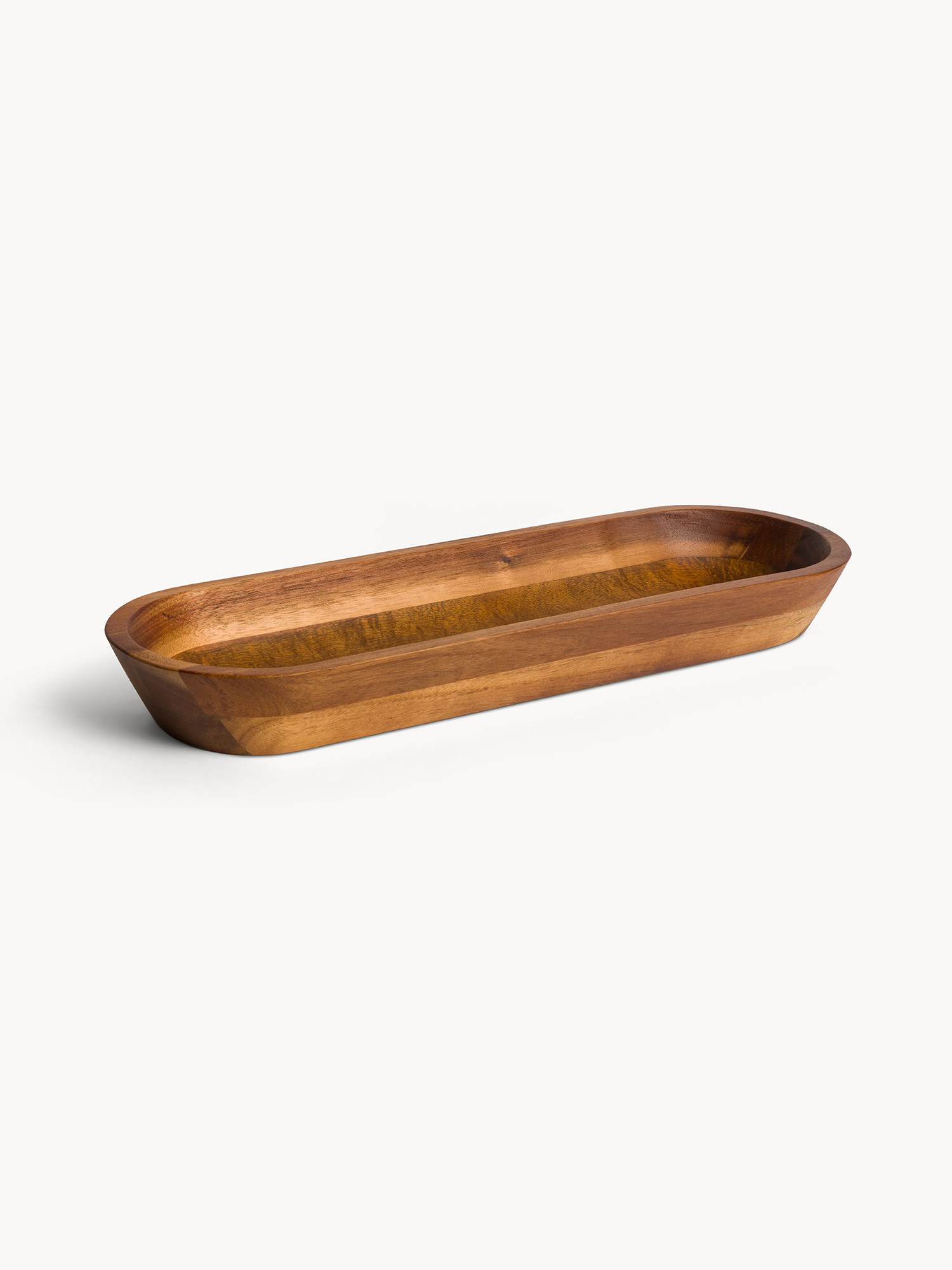 Acorn wood bowl with laser-etched logo, Light Brown, large image number 0