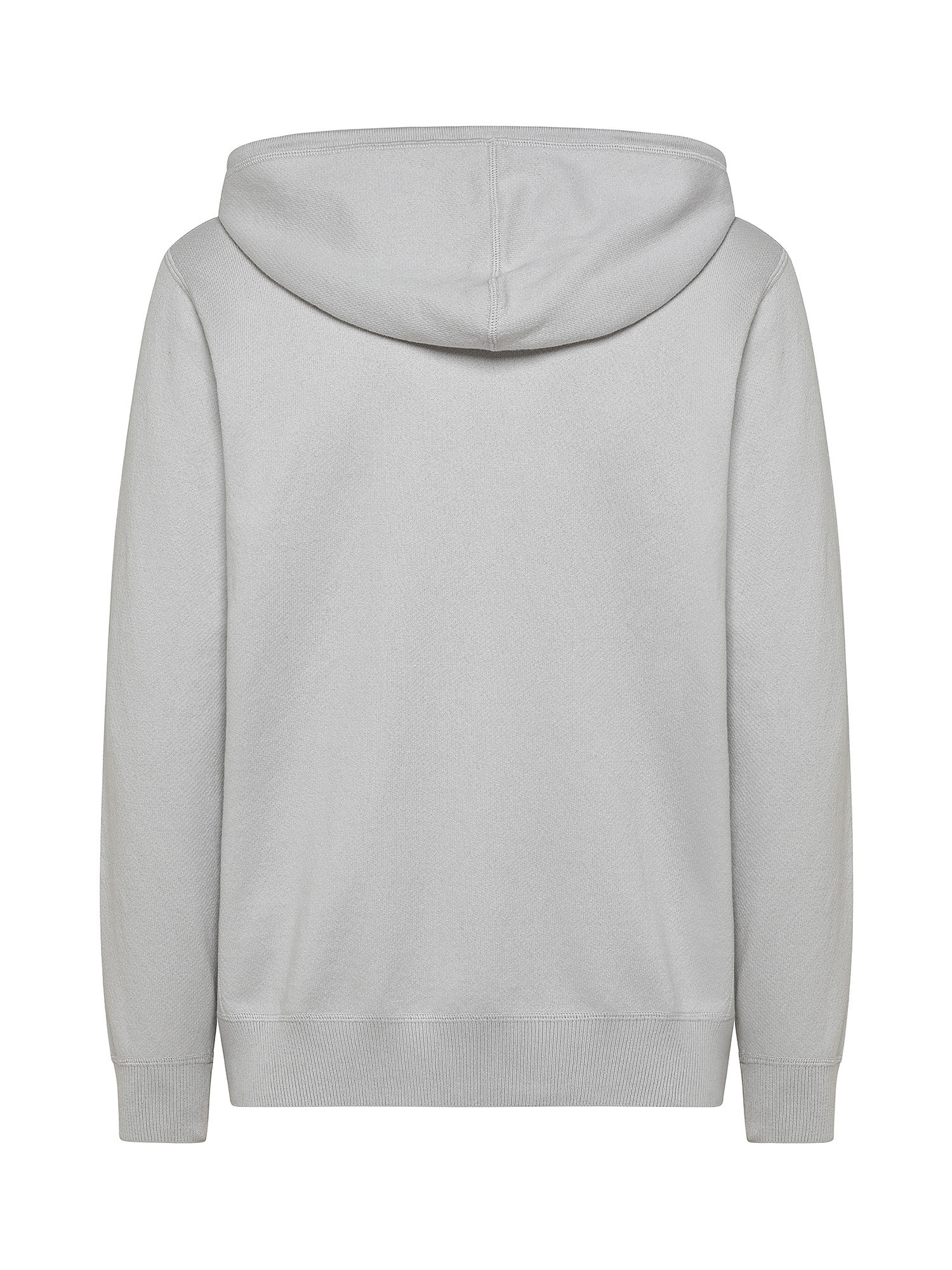 Hooded sweatshirt in cashmere knit, Ice White, large image number 1