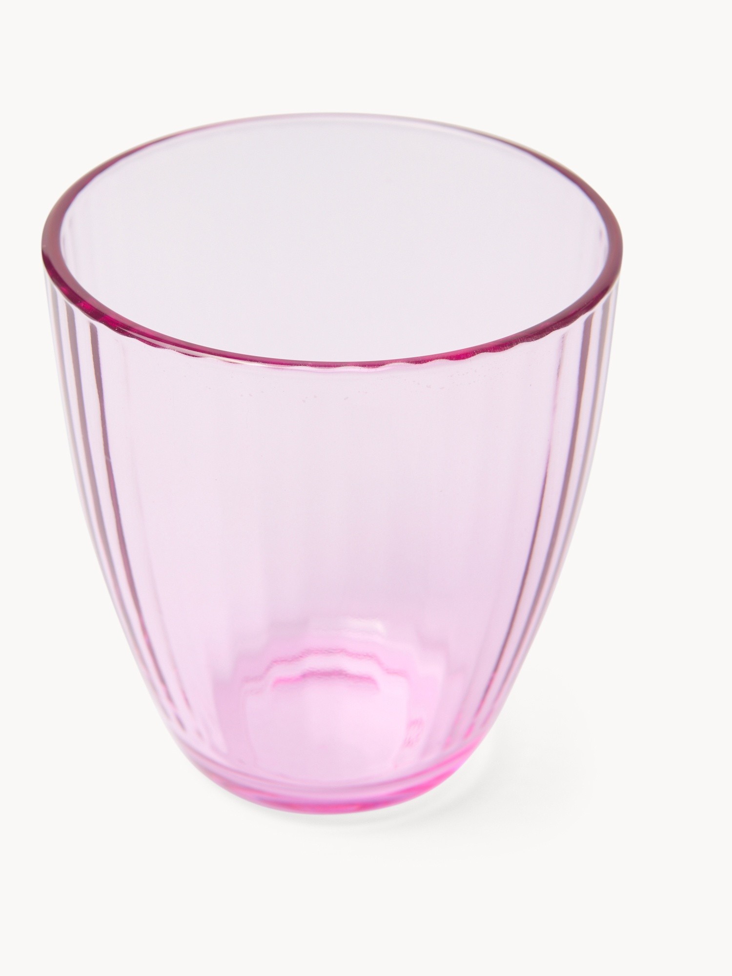 Set of 6 colored line glasses, Multicolor, large image number 1