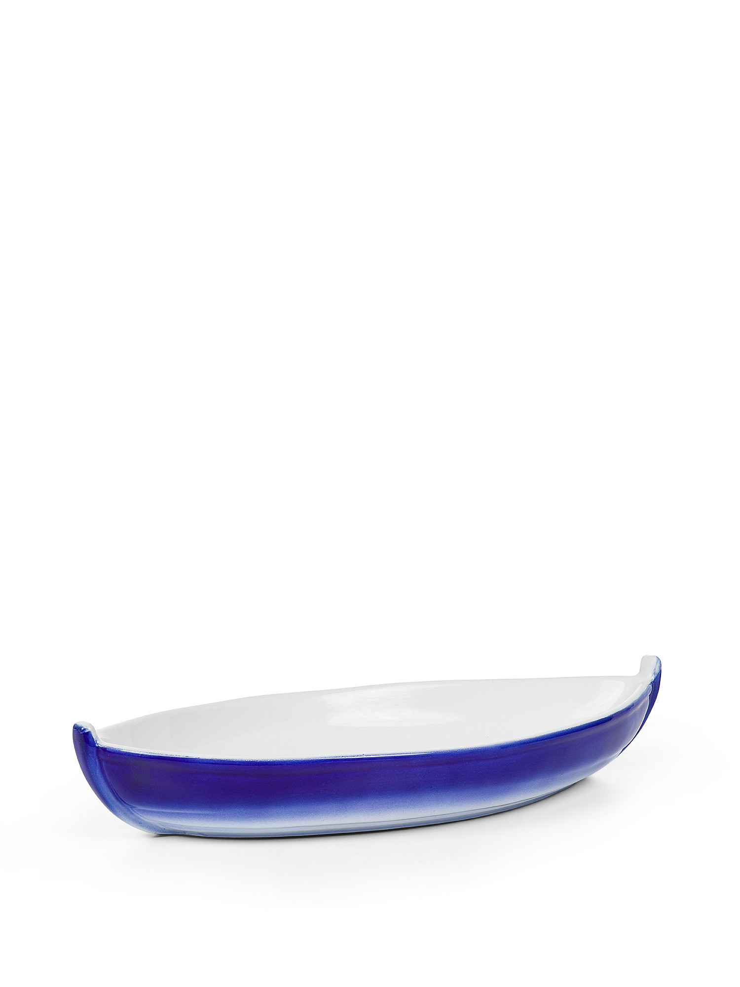 Barchetta ceramica colorata, Blu, large image number 0