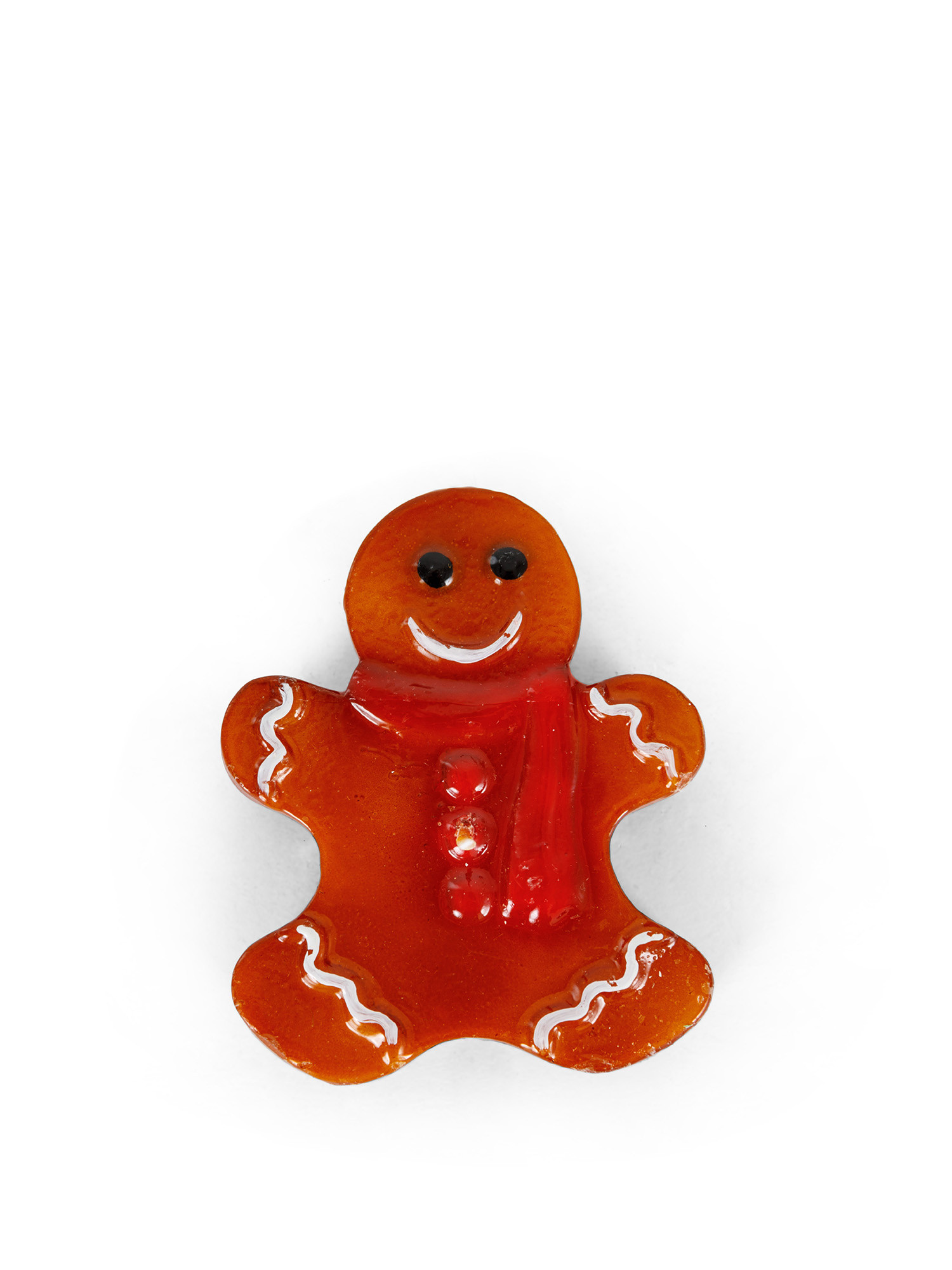 Candle in the shape of a gingerbread man, Light Brown, large image number 0