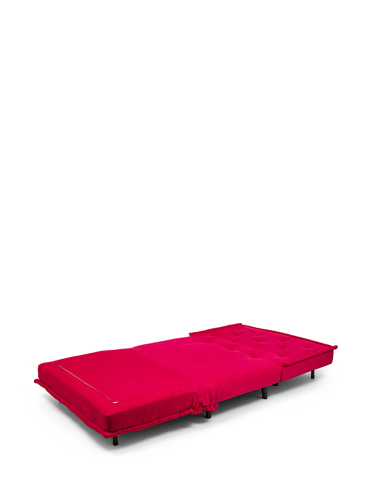 Guest velvet sofa bed, Red, large image number 2