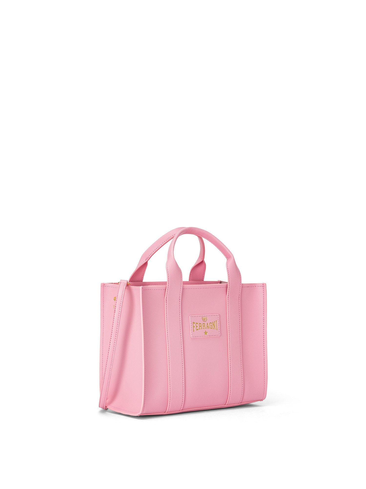 Chiara Ferragni - Shopping bag Range N stretch, Rosa chiaro, large image number 1