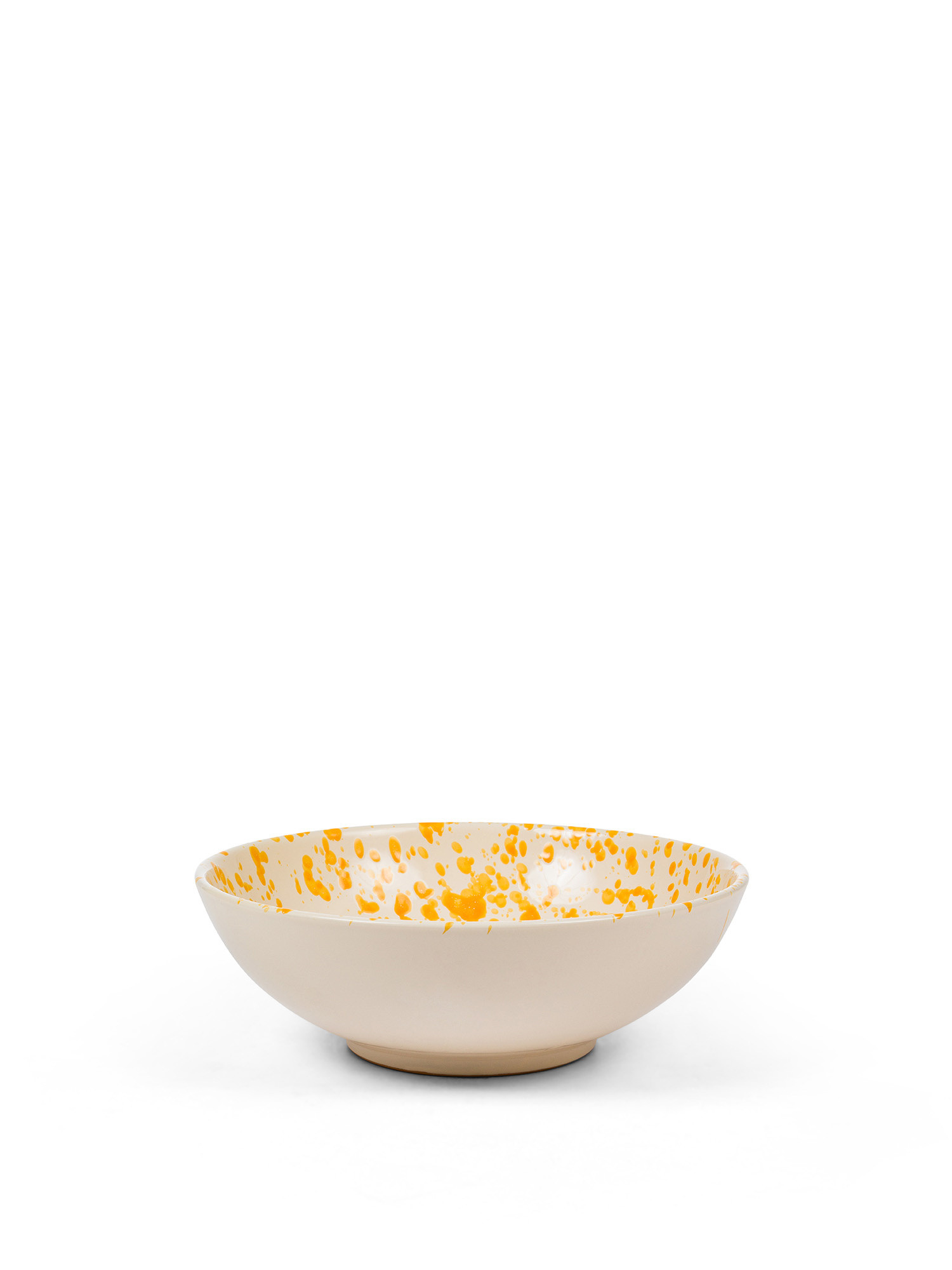 Insalatiera ceramica Rugiada, Arancione, large image number 0