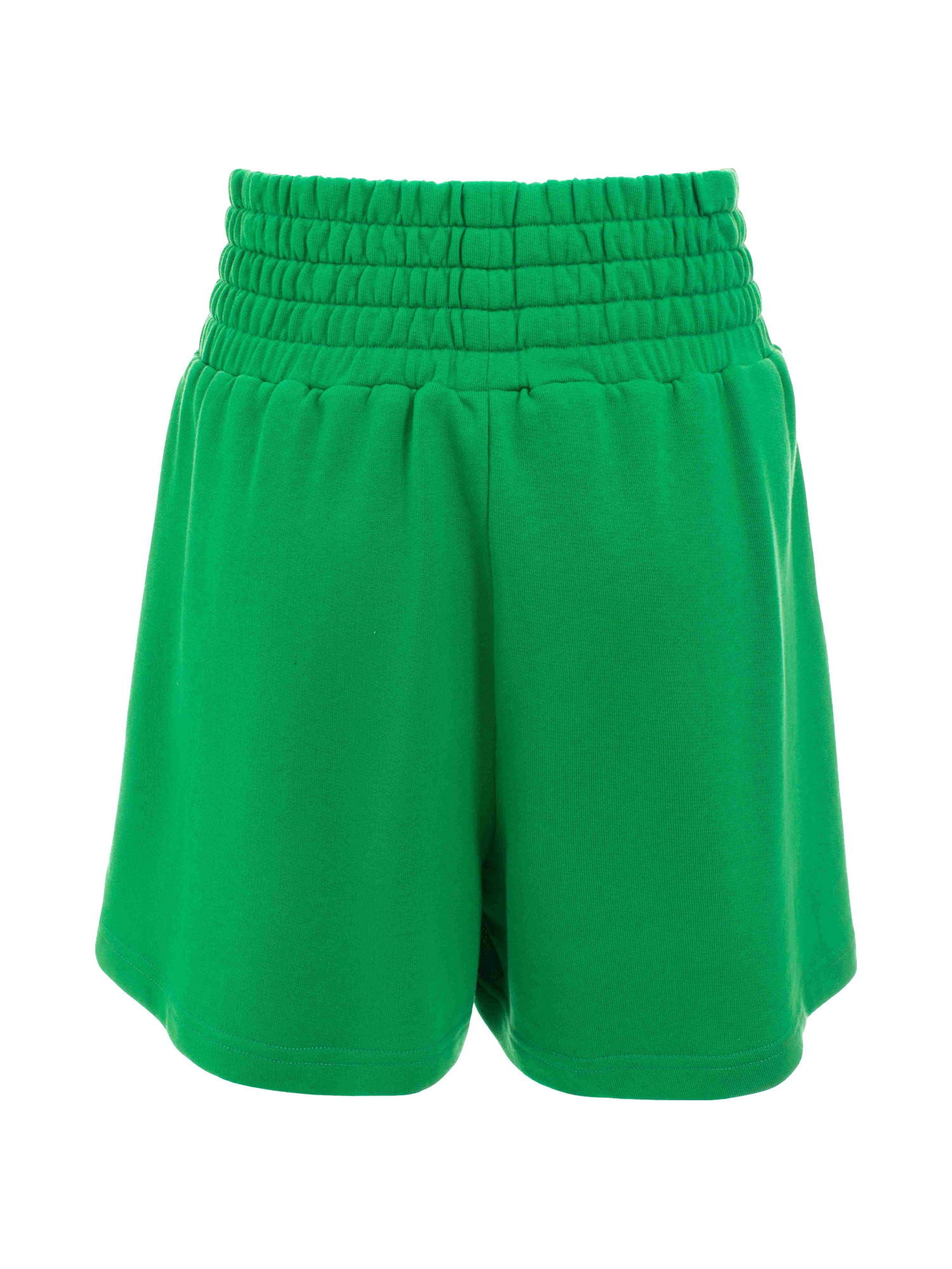 Chiara Ferragni - Shorts with elastic waistband and Eye Star embroidery, Green, large image number 1