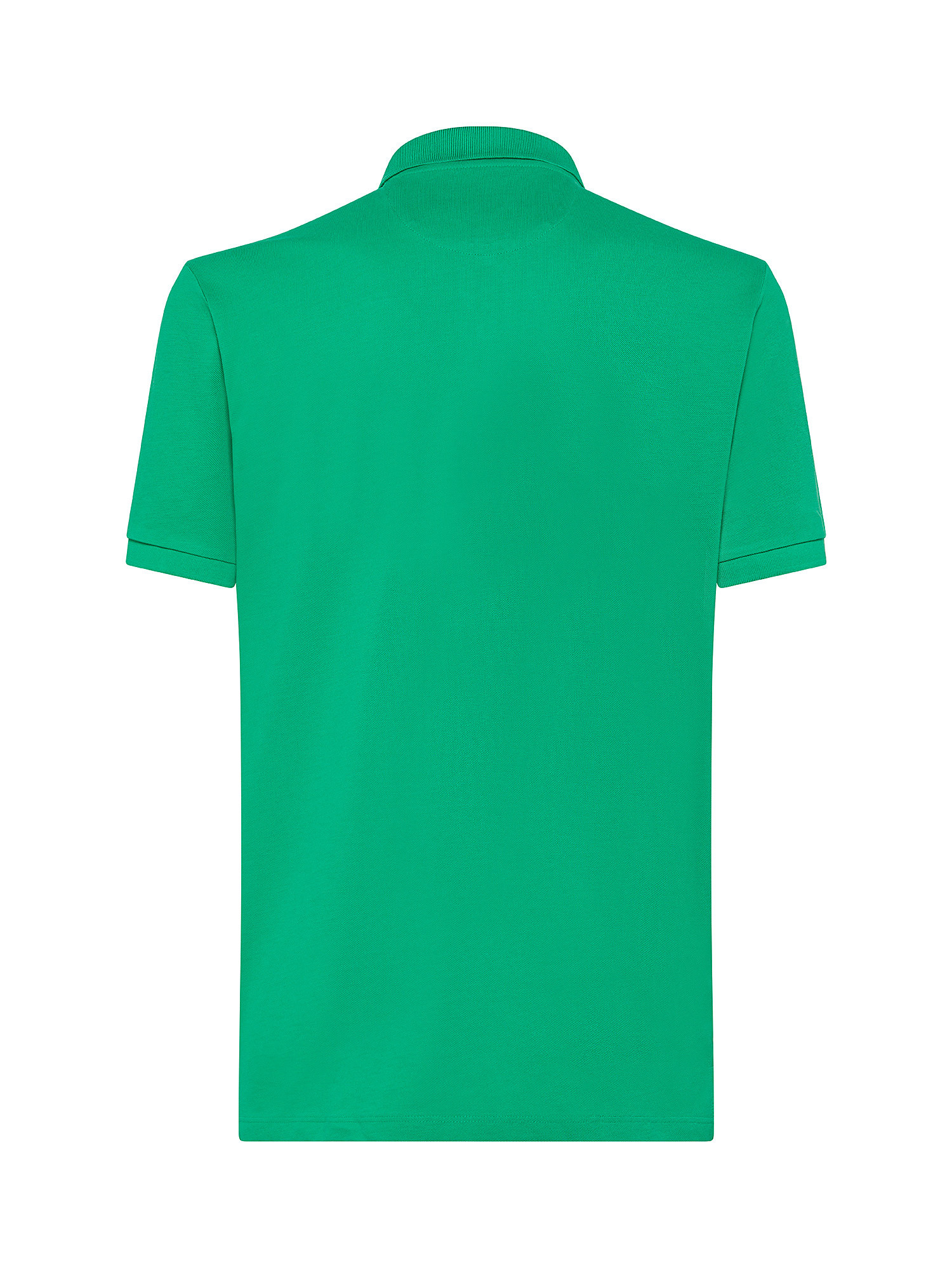 Luca D'Altieri - Polo in pure cotton, Green, large image number 1
