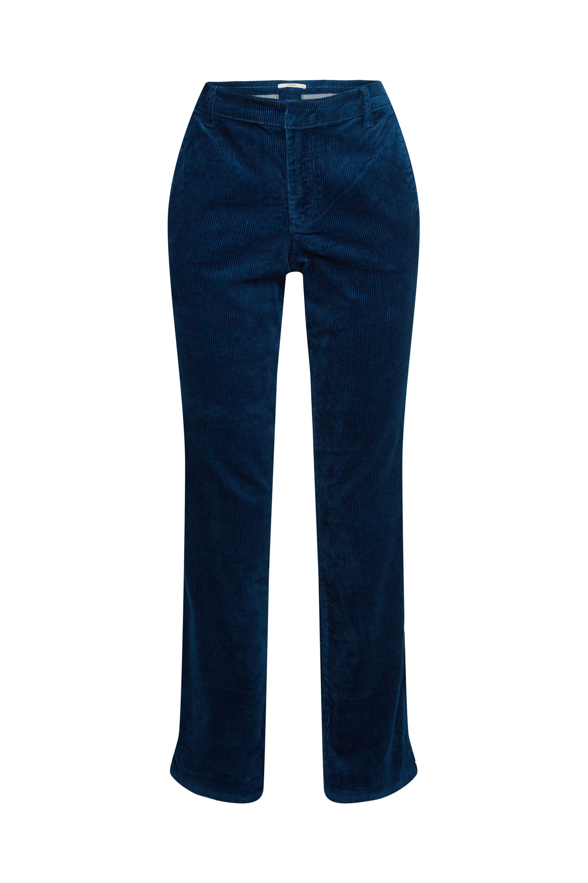 Pants in velvet and cotton, Denim, large image number 0